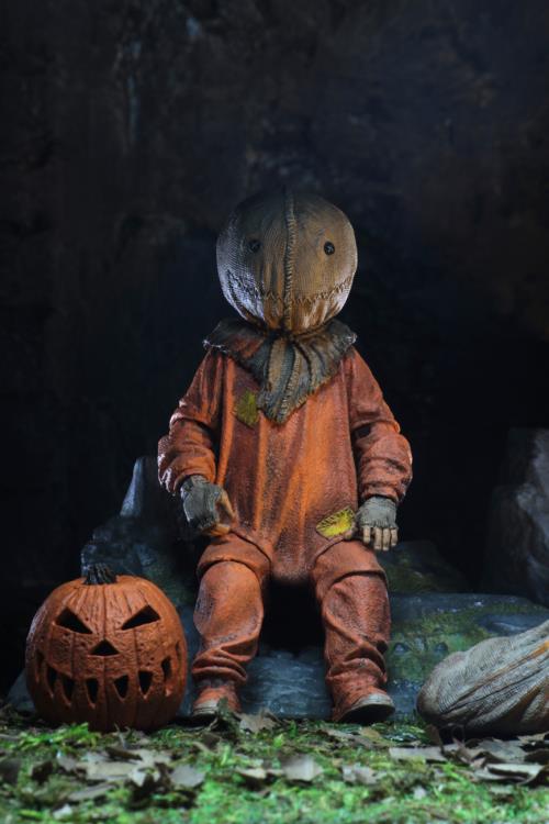 Trick 'r Treat Ultimate Sam Halloween Decoration - Scary Animated Prop for Haunted House, Yard, and Party Decor