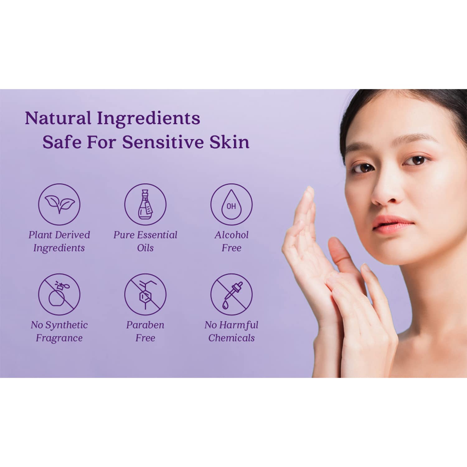 STEMVEDA Alcohol-Free Lavender & Chamomile Face Mist & Toner 100ml | Hydrating Antioxidant Facial Spray for Pore Minimizing, Glowing Skin | Sensitive Skin Friendly | Perfect for Travel, Post-Workout & Daily Skincare Routine