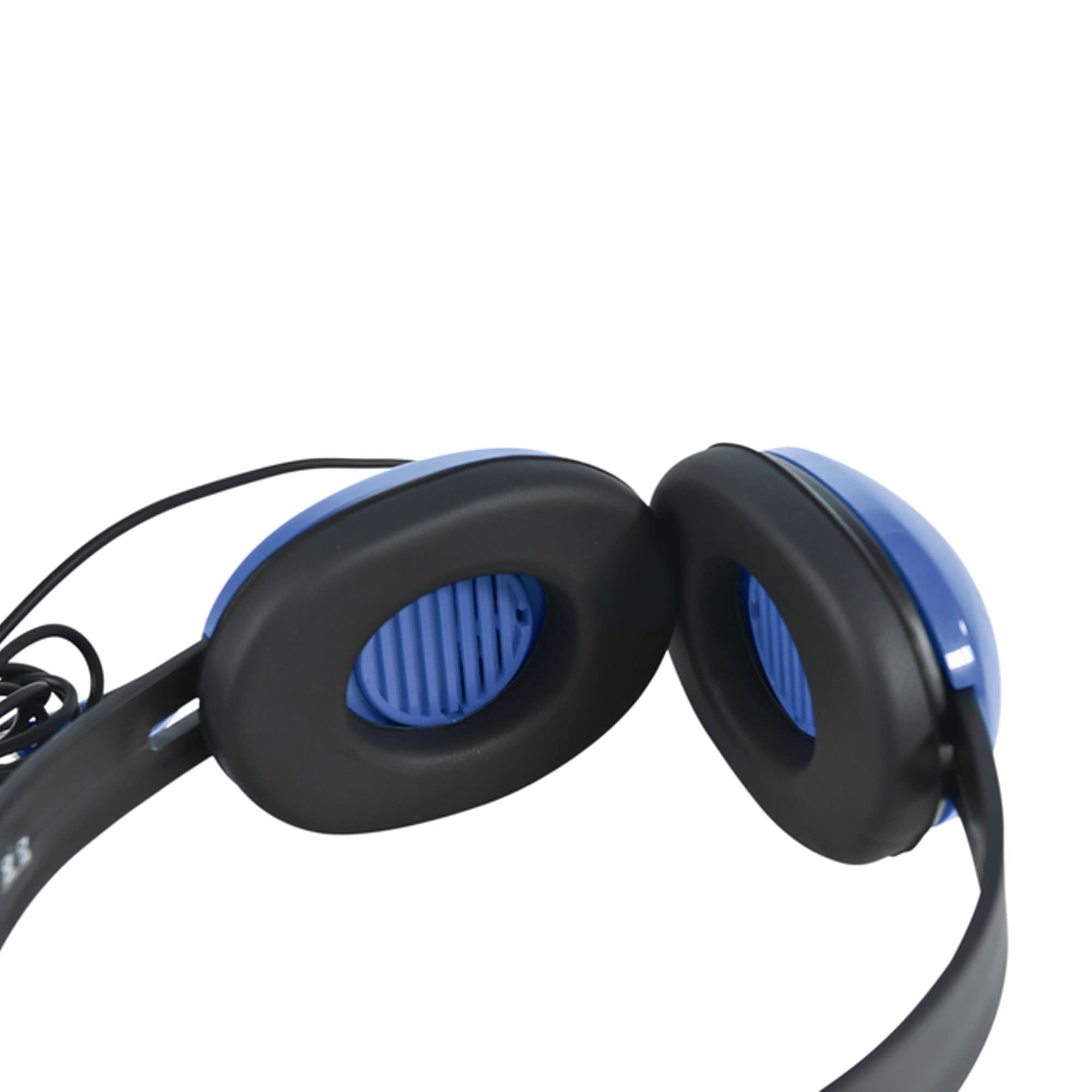 CALIFONE INTERNATIONAL Stereo Headphones for Kids - 3 Pack, Durable School Headphones with Volume Control, Perfect for Classroom, Library & Online Learning