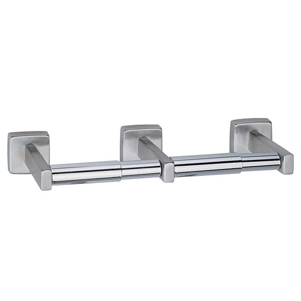 Gamco Stainless Steel Toilet Paper Holder - Wall Mounted Bathroom Tissue Dispenser for Home, Office & Commercial Use - Durable & Rustproof Design