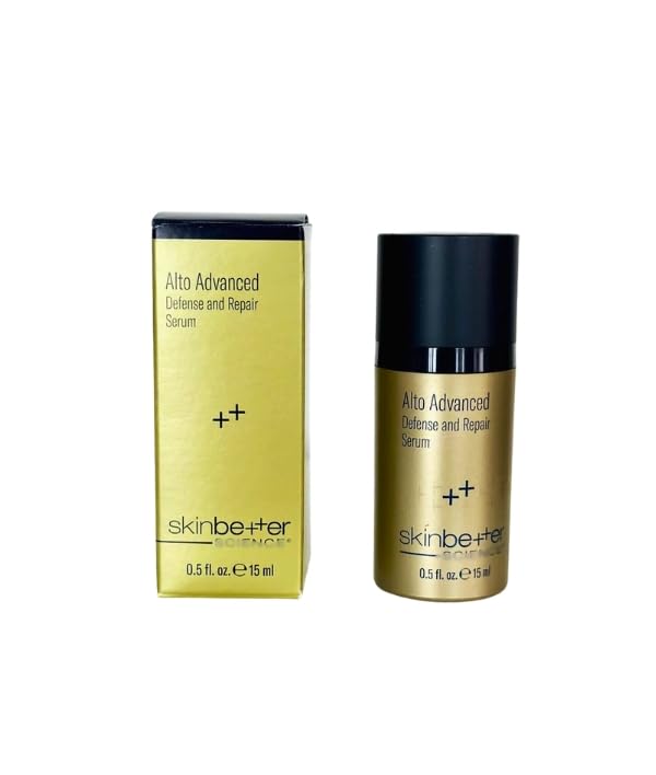 SkinBetter Alto Advanced Defense & Repair Serum - Anti-Aging Face Serum with Antioxidants, 0.5 fl oz Travel Size - Perfect for On-The-Go Skincare & Post-Travel Skin Recovery