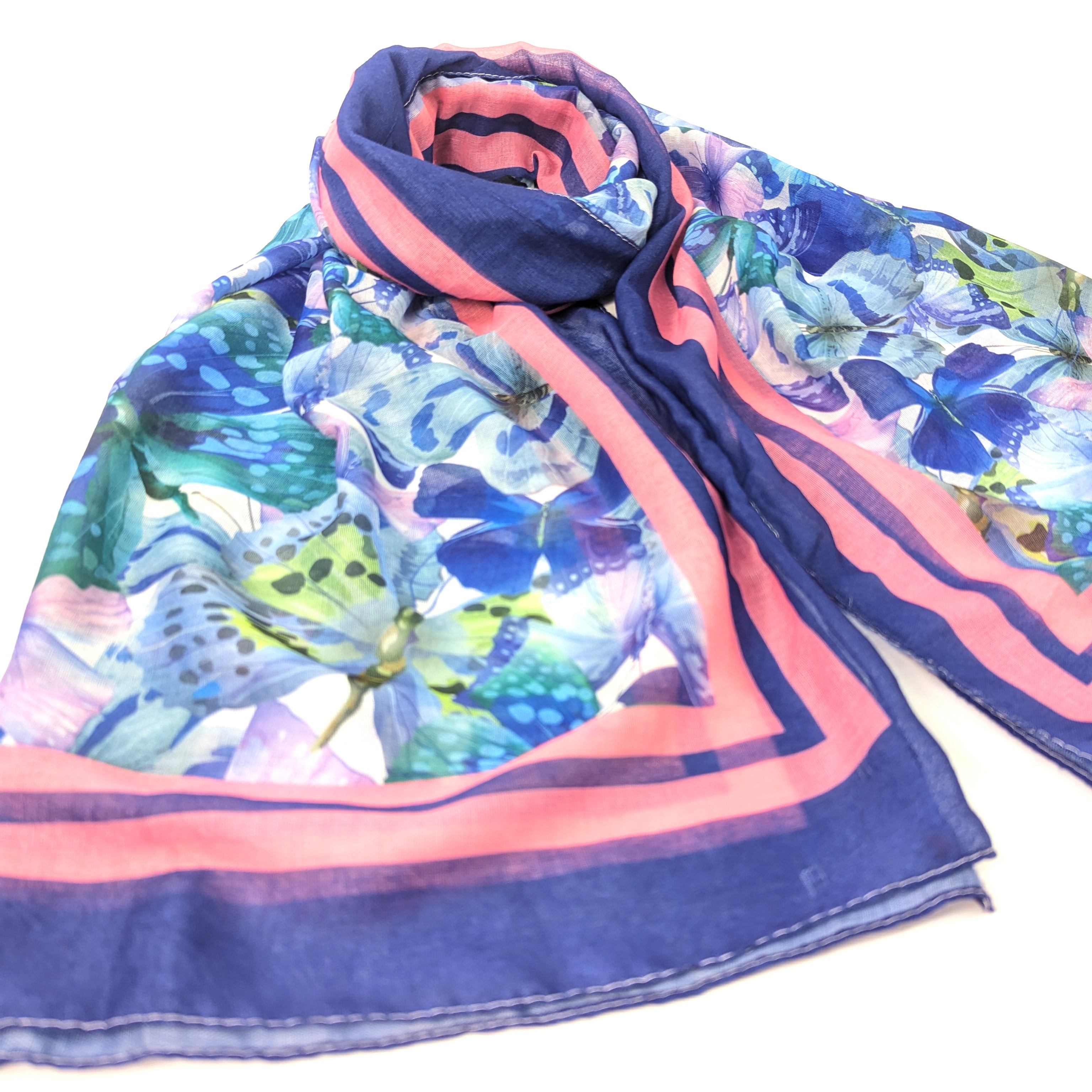 Flutter of Butterflies Midnight Rose Tapestry - 50x180cm Boho Wall Hanging for Bedroom Decor, Dorm Room Aesthetic, or Living Room Accent