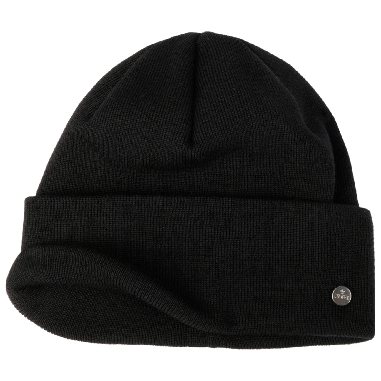 Lierys Premium Merino Wool Knit Beanie with Foldable Cuff - Warm Winter Hat for Men & Women - Perfect for Skiing, Hiking, and Outdoor Activities