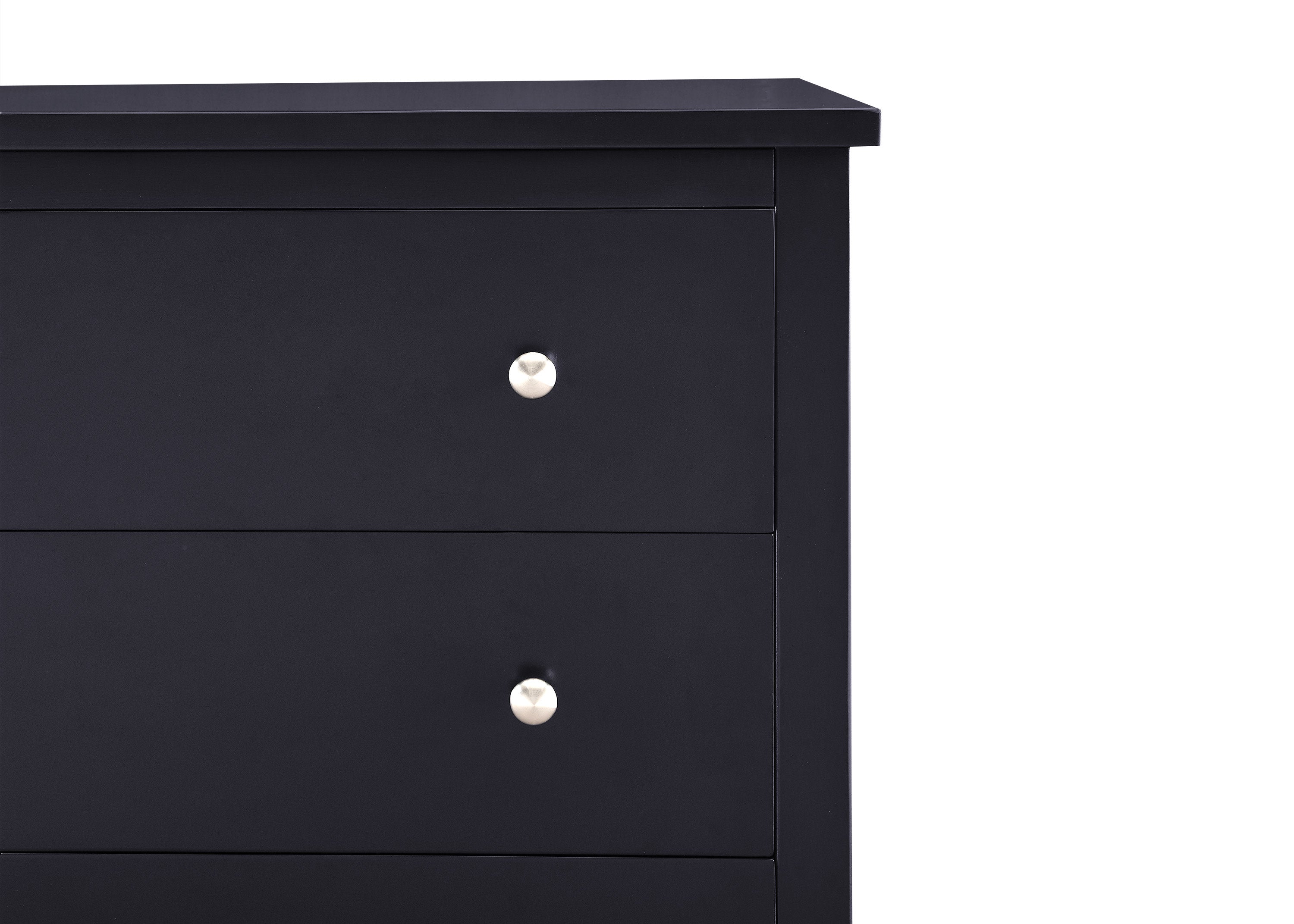 Campbell 3 Drawer Dresser - Wooden Chest of Drawers for Bedroom Storage, Organizer for Clothes & Accessories | Perfect for Home, Dorm, Nursery & Office Organization