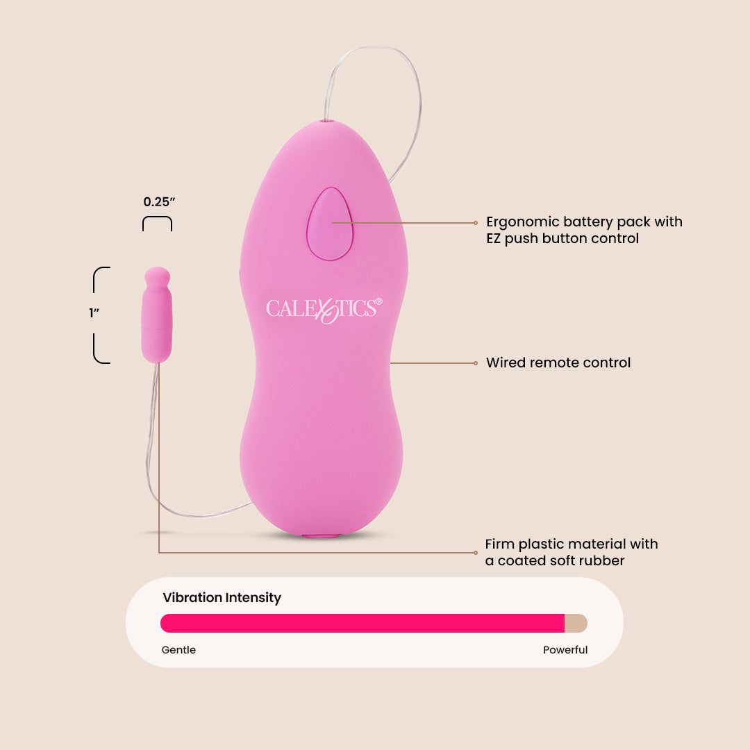 Whisper Micro Heated Bullet Vibrator - Remote Controlled Rechargeable Personal Massager for Couples & Solo Play | Discreet & Powerful Pleasure Device for Bedroom Fun & Relaxation
