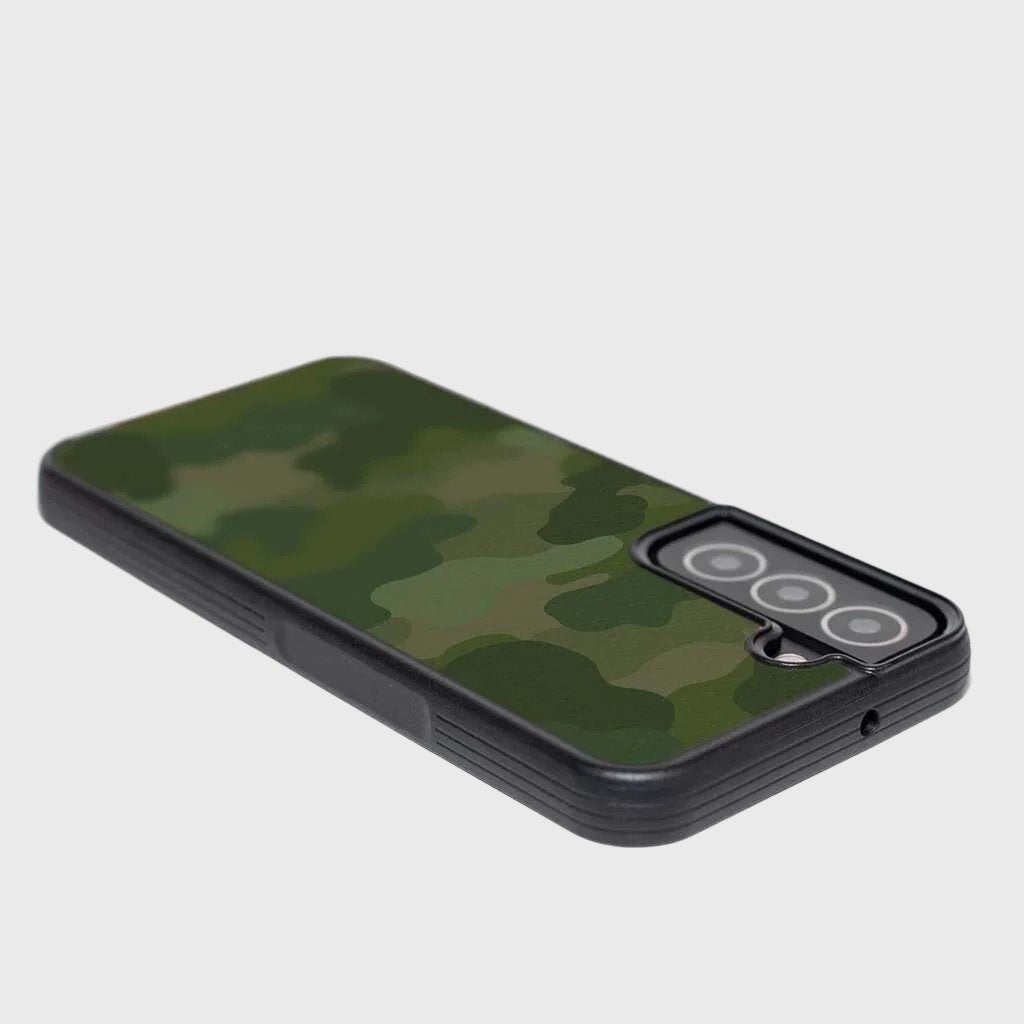 Samsung Galaxy S22 Camo Case - Green Military Style Protective Cover for Shockproof & Scratch Resistance - Perfect for Outdoor, Travel & Daily Use