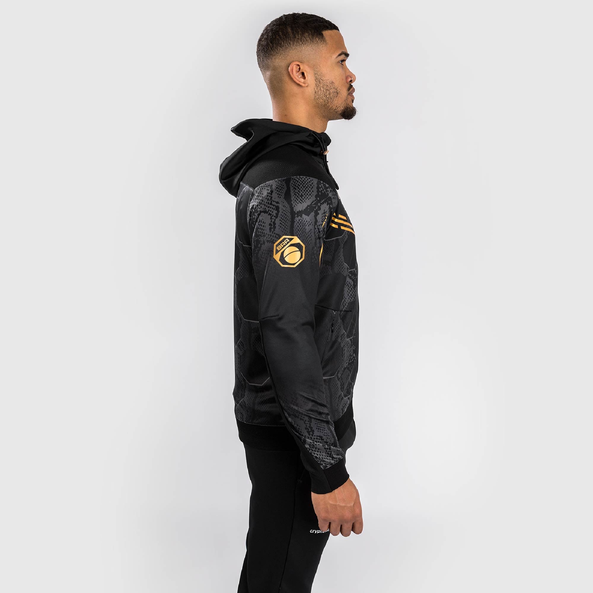 Venum UFC Adrenaline Authentic Fight Night Hoodie for Men - Champion Alex Pereira Walkout Hooded Sweatshirt | MMA Training, Gym Workout & Casual Streetwear