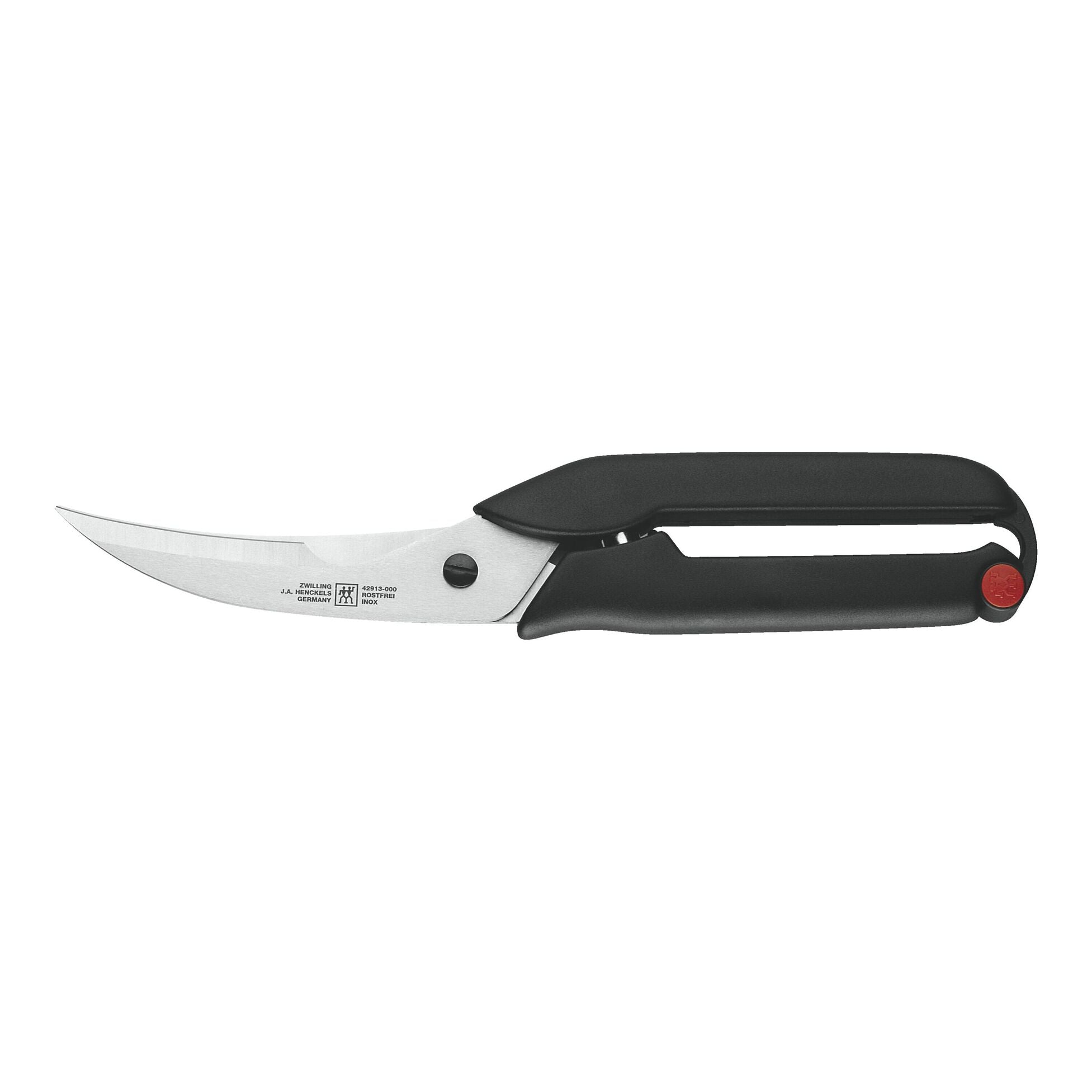 ZWILLING 4.75-Inch Premium Stainless Steel Poultry Shears - Heavy Duty Kitchen Scissors for Cutting Chicken, Turkey & Bones - Ergonomic Non-Slip Handles - Dishwasher Safe (Model 42913-001) - Perfect for Home Chefs & Professional Kitchens