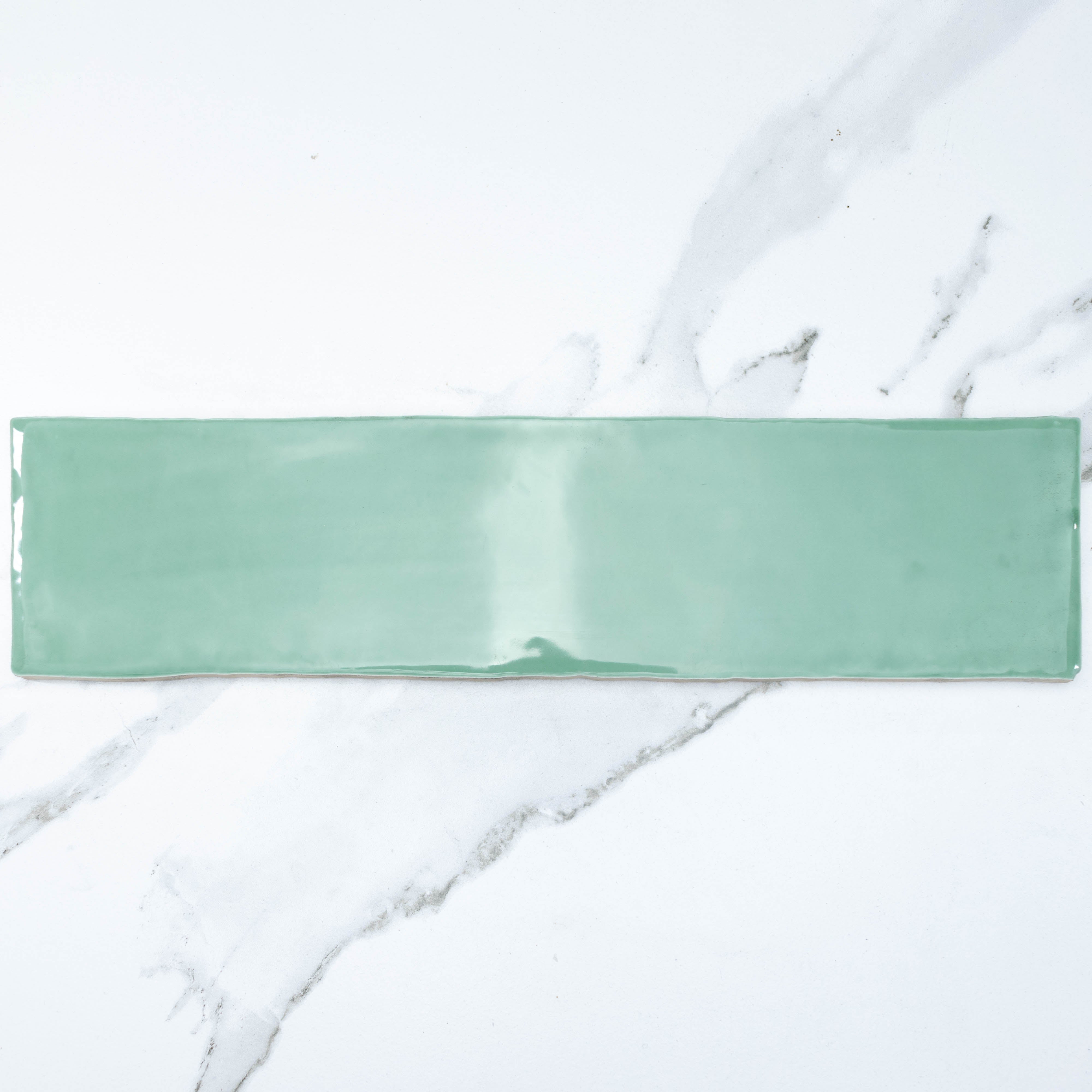 Premium Manhattan Jade 75x300 Subway Tile - Glossy Ceramic Wall & Backsplash Tile for Kitchen, Bathroom & Shower - Waterproof & Easy to Clean