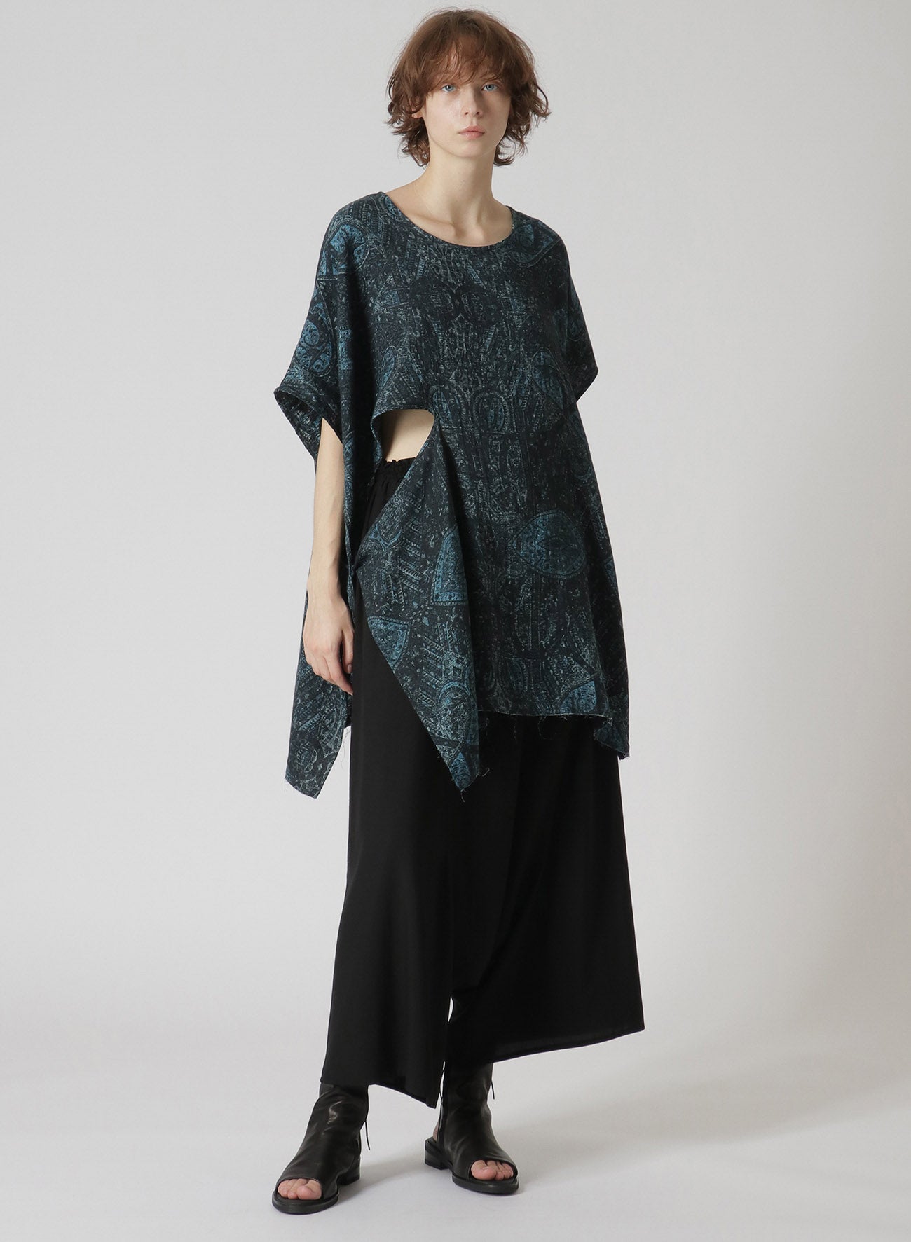Stylish Cotton Gauze Blouse with Indian Jacquard Print - Perfect for Boho Chic, Casual Outfits & Summer Fashion