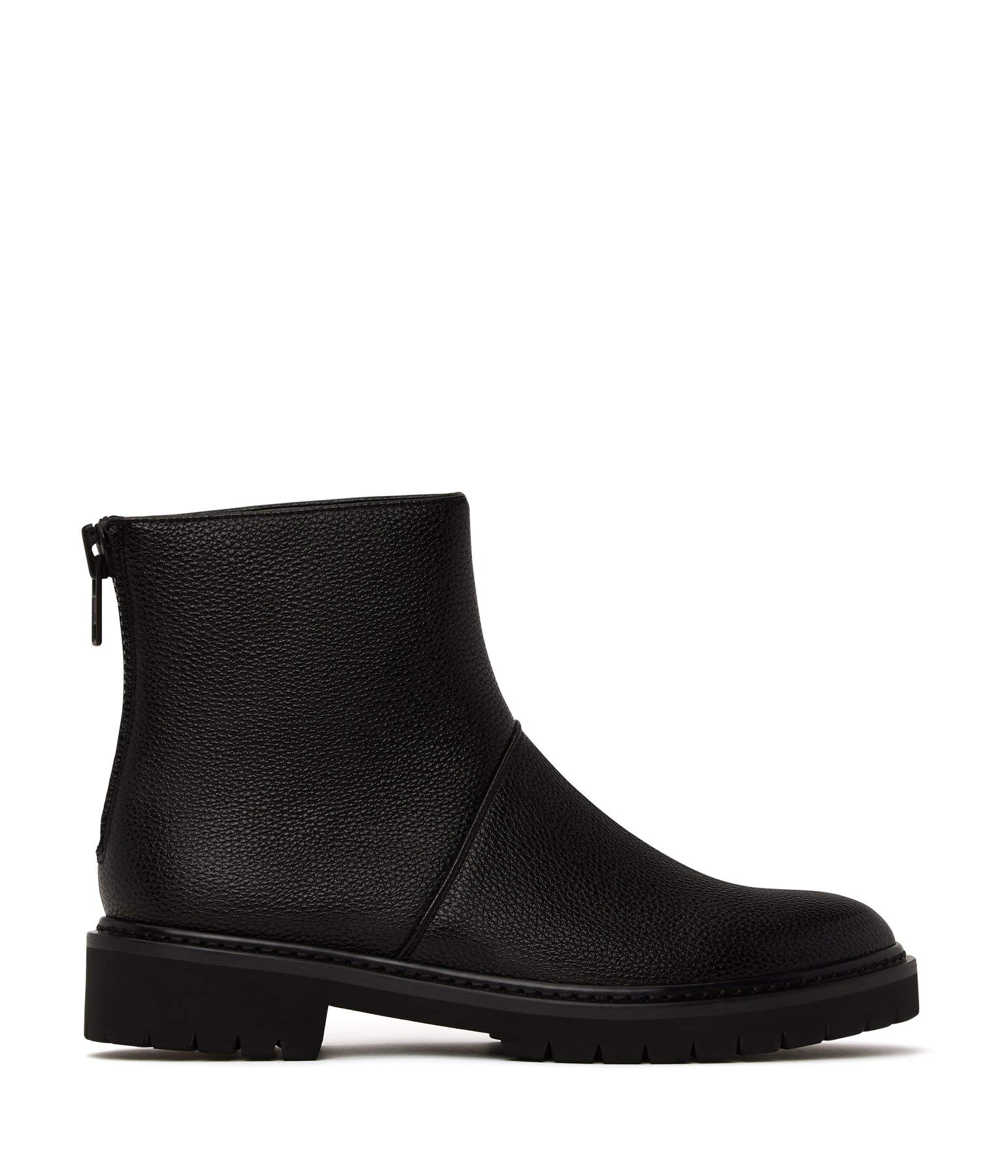 Matt & Nat Mirra Women's Black Combat Boots - Stylish Vegan Leather Ankle Boots for Everyday Wear & Outdoor Adventures
