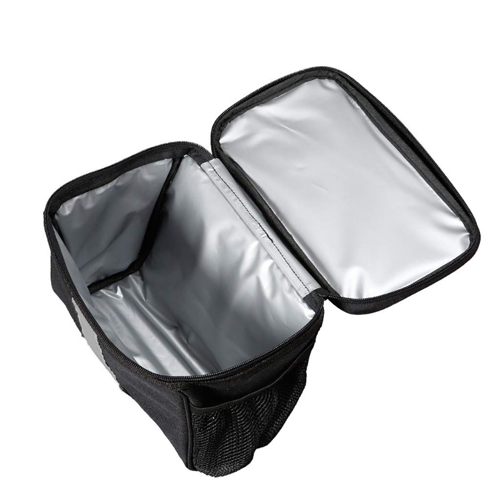 **DFDGBD Transparent Mesh Bike Phone Pouch - Handlebar Touchable Pocket Bag for Cycling, Running & Outdoor Sports - Waterproof Bike Accessories for Men & Women**