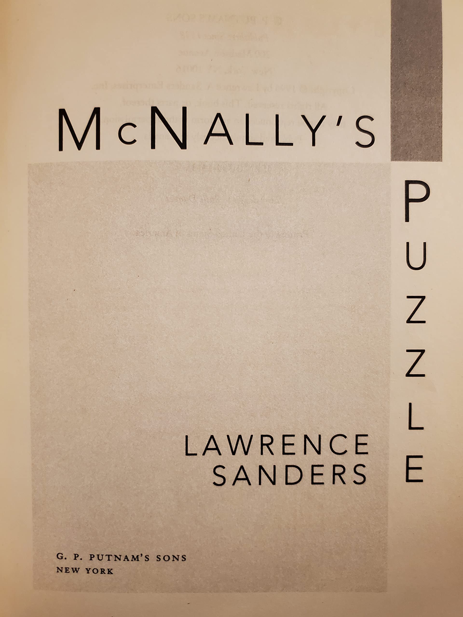 McNally's Puzzle - Premium Wooden Jigsaw Puzzle for Adults & Kids - Challenging Brain Teaser Game for Family Fun & Stress Relief - Perfect for Home, Office, or Travel Entertainment