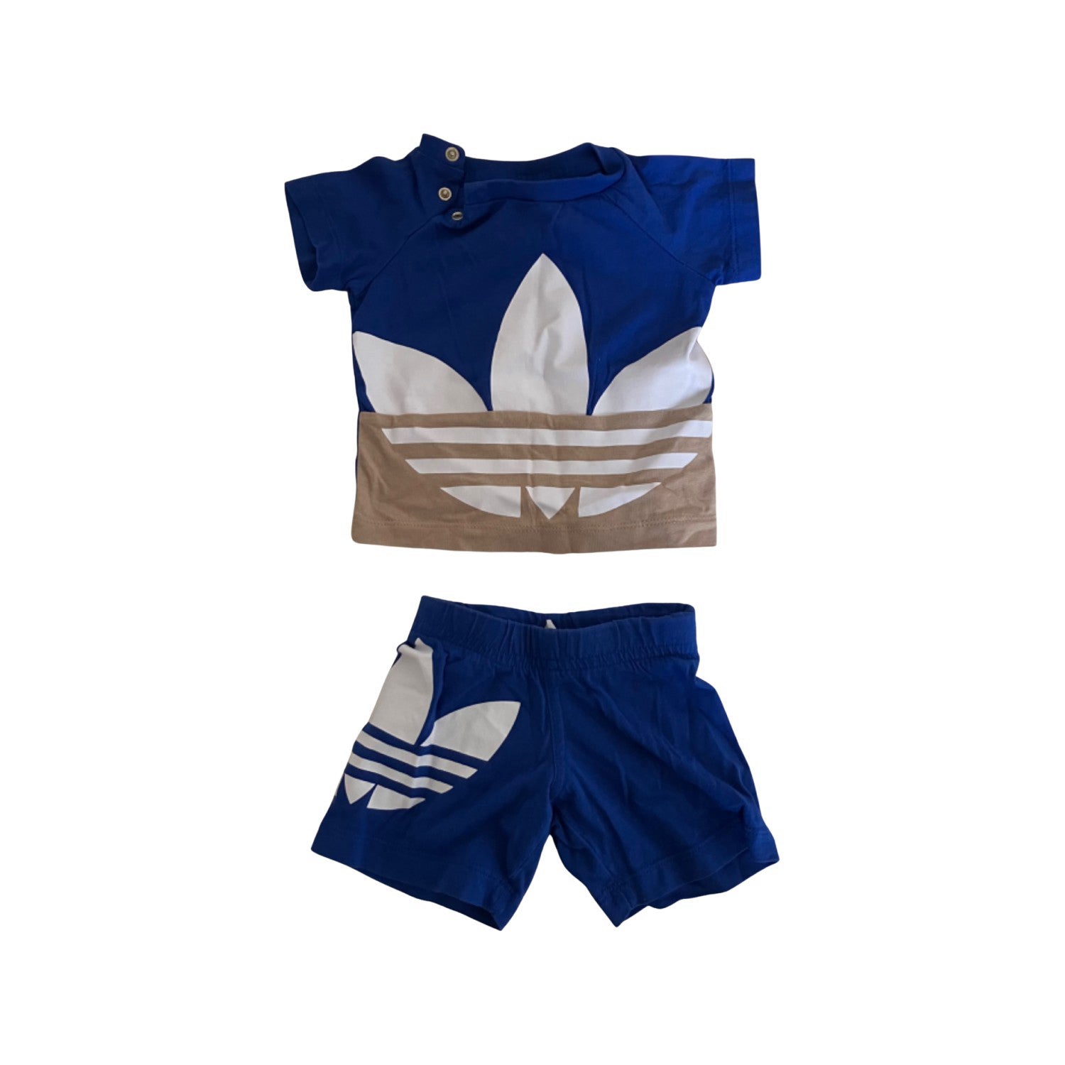 Adidas Men's Running Top & Shorts Set - Lightweight & Breathable Workout Outfit for Gym, Jogging, and Sports