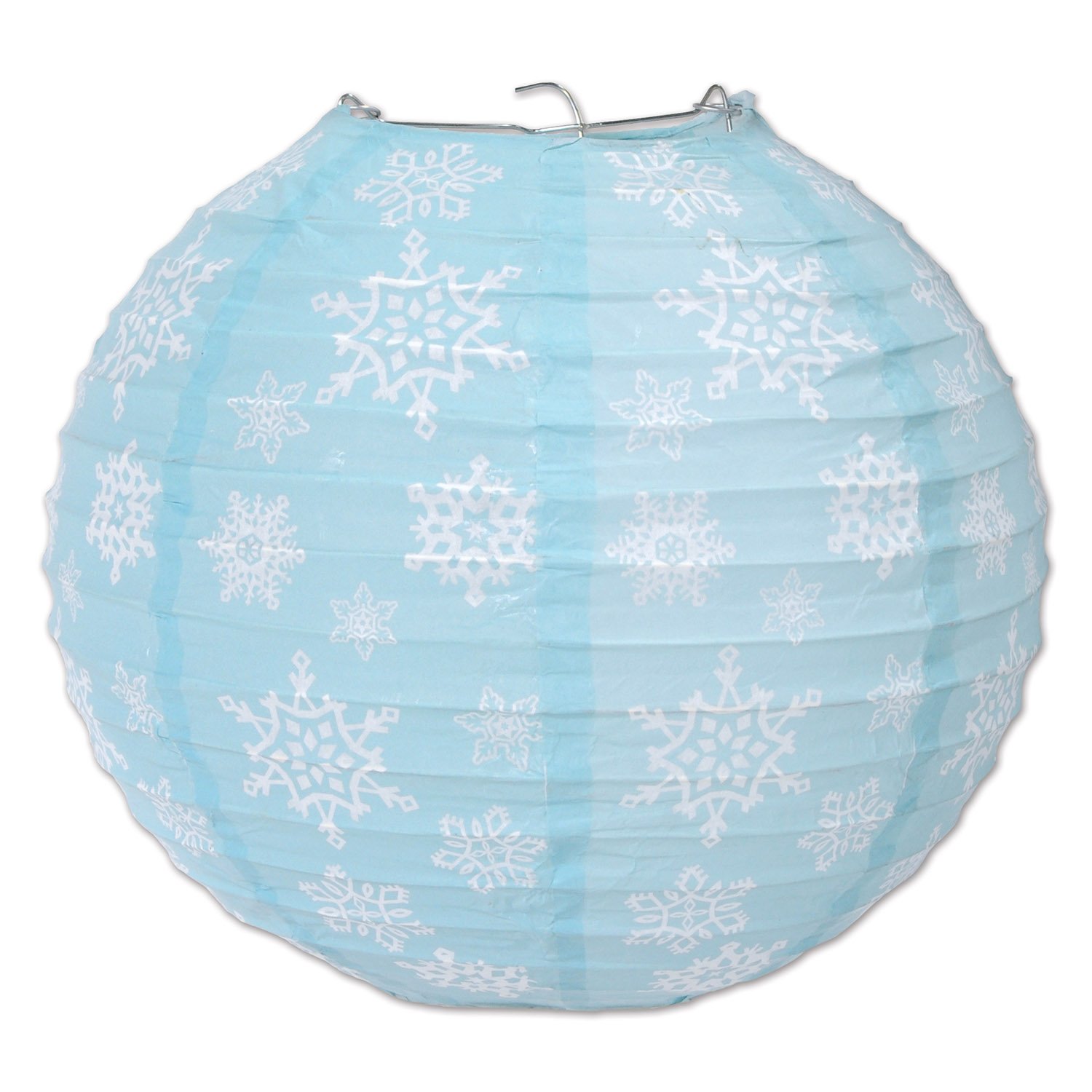 Snowflake Paper Lanterns - Winter Holiday Decorations for Christmas, Home & Party Decor - Perfect for Indoor & Outdoor Seasonal Lighting