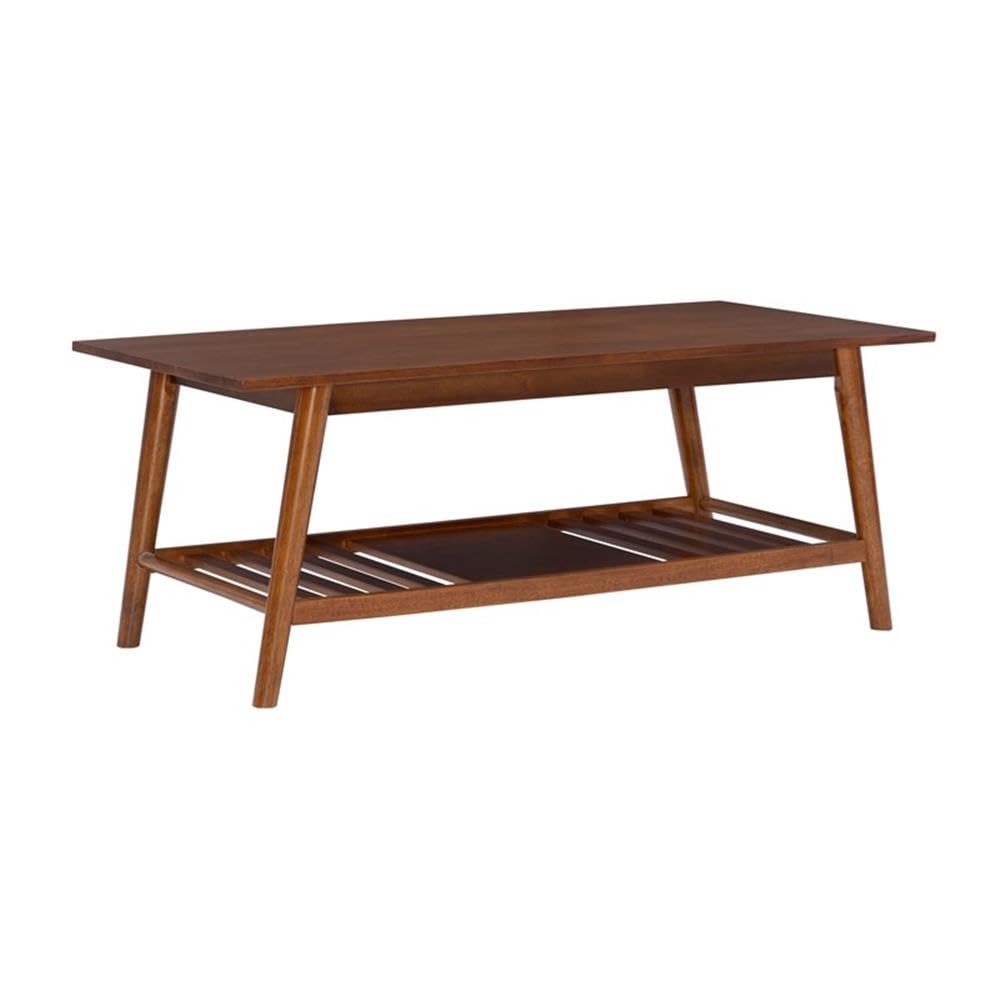 Brown Linon Samantha Wood Coffee Table - Stylish & Durable Living Room Furniture for Home Decor