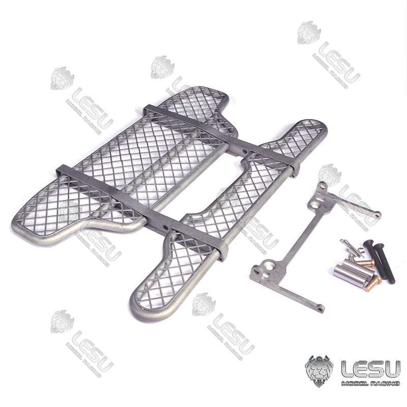 LESU RC Model Parts Metal Front Bumper for 1:14 Scale TAMIYA FH16 RC Tractor Truck | Heavy Duty Replacement Bumper for Radio Control Vehicles | Perfect for Off-Road Crawling & Truck Racing Scenes