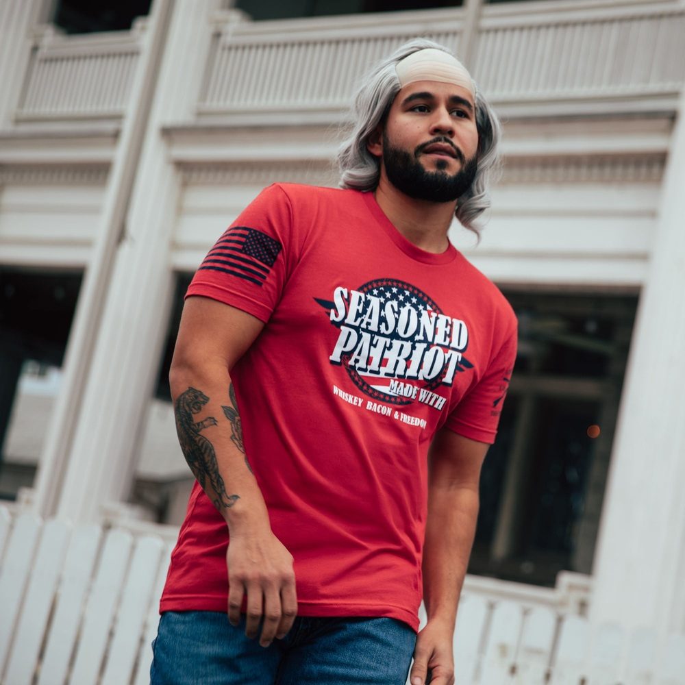 Patriotic American Flag T-Shirt for Men & Women - Red, White & Blue - Perfect for 4th of July, Veterans Day & Political Rallies