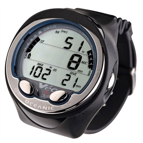 Oceanic VEO 3.0 Metric Dive Computer with Digital Compass - Professional Scuba Diving Gear for Underwater Exploration & Spearfishing