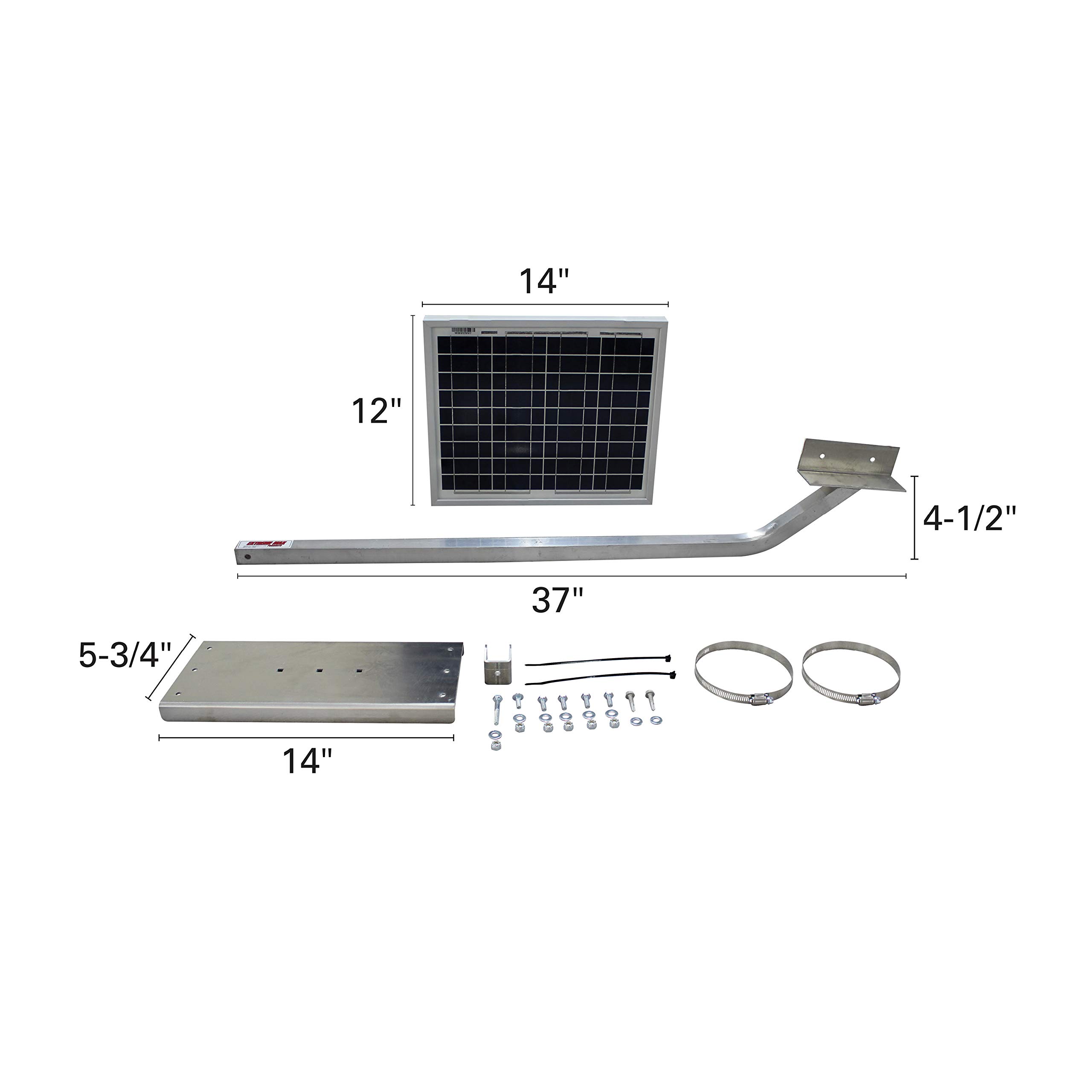 Extreme Max 3004.0176 12V Solar Battery Charger - Portable Solar Panel Kit for Marine, RV, Cars & Outdoor Power Supply - Ideal for Camping, Boating & Emergency Backup