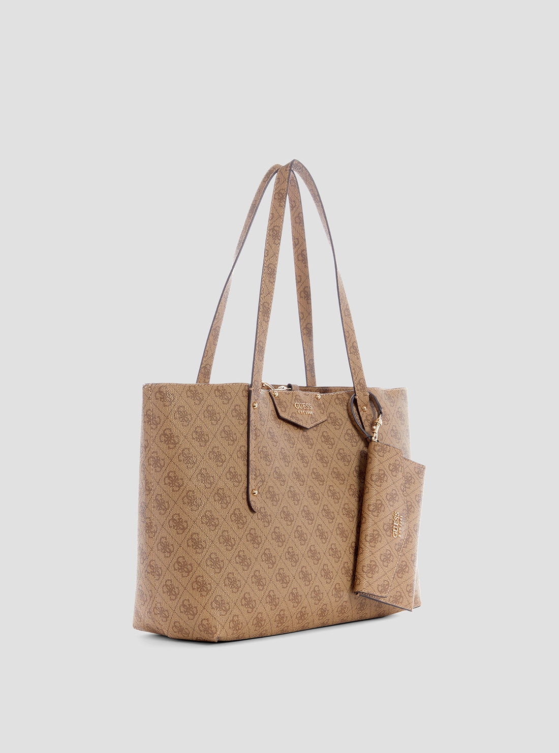 Eco-Friendly Brown Logo Brenton Tote Bag - Stylish Reusable Shopping Bag for Groceries, Beach & Work Commute