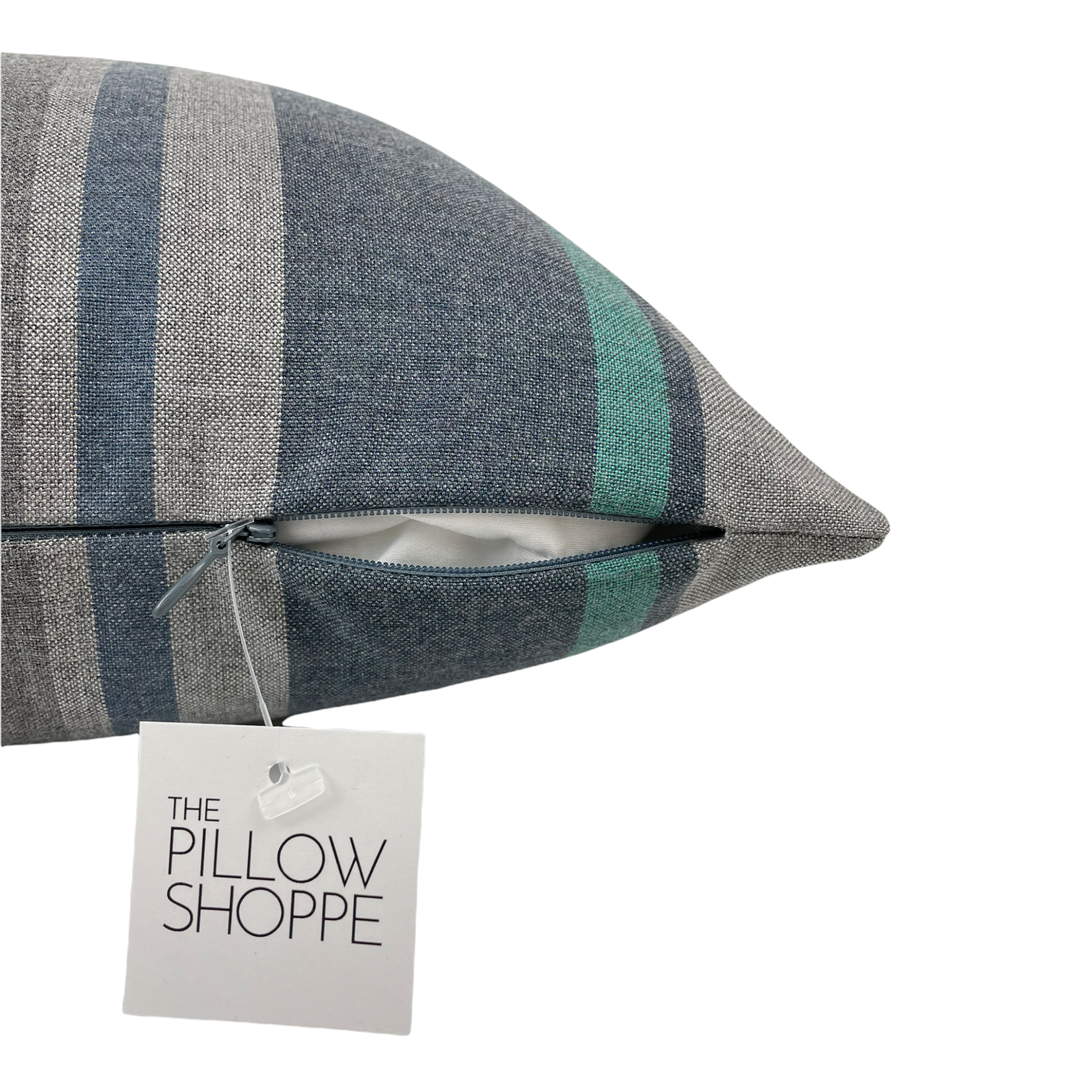 Sunbrella Trusted Coast Throw Pillow 17x17 - Water-Resistant Outdoor Cushion for Patio, Deck & Poolside - Durable UV-Resistant Decorative Pillow Cover