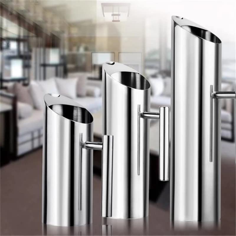 1L/1.5L/2L Large Capacity 304 Stainless Steel Water Pitcher - Insulated Cold Water Jug with Handle for Kitchen, Coffee, Tea & Beverages - Perfect for Home, Office & Outdoor Use