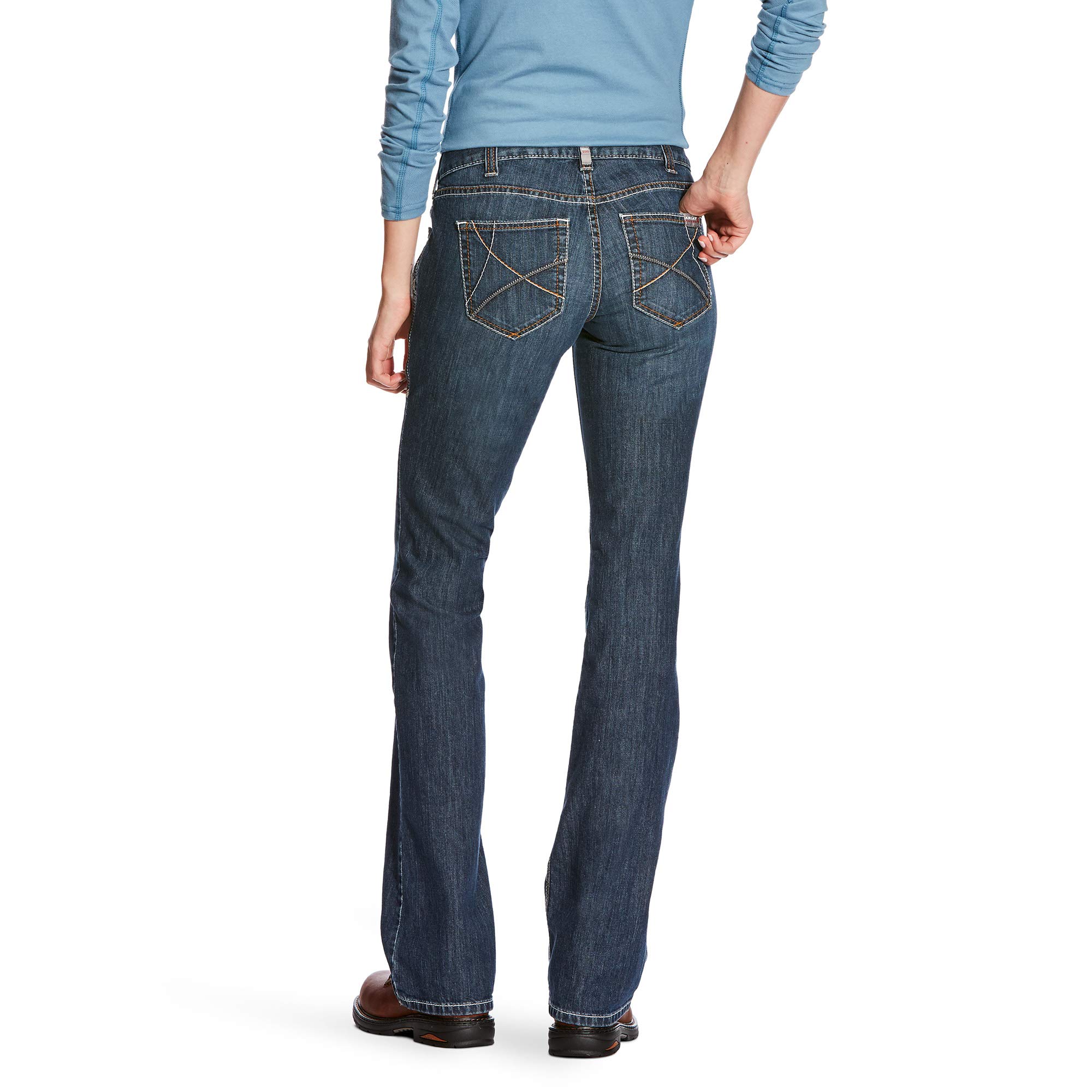 Ariat Women's Stretch Duralight Ella Jean - Comfortable & Durable Riding Jeans for Equestrian, Horseback Riding & Western Fashion