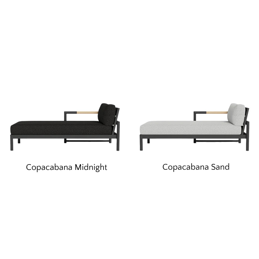 Breeze XL Outdoor Chaise Lounge Chair - Left Facing Patio Furniture for Poolside, Garden & Backyard Relaxation