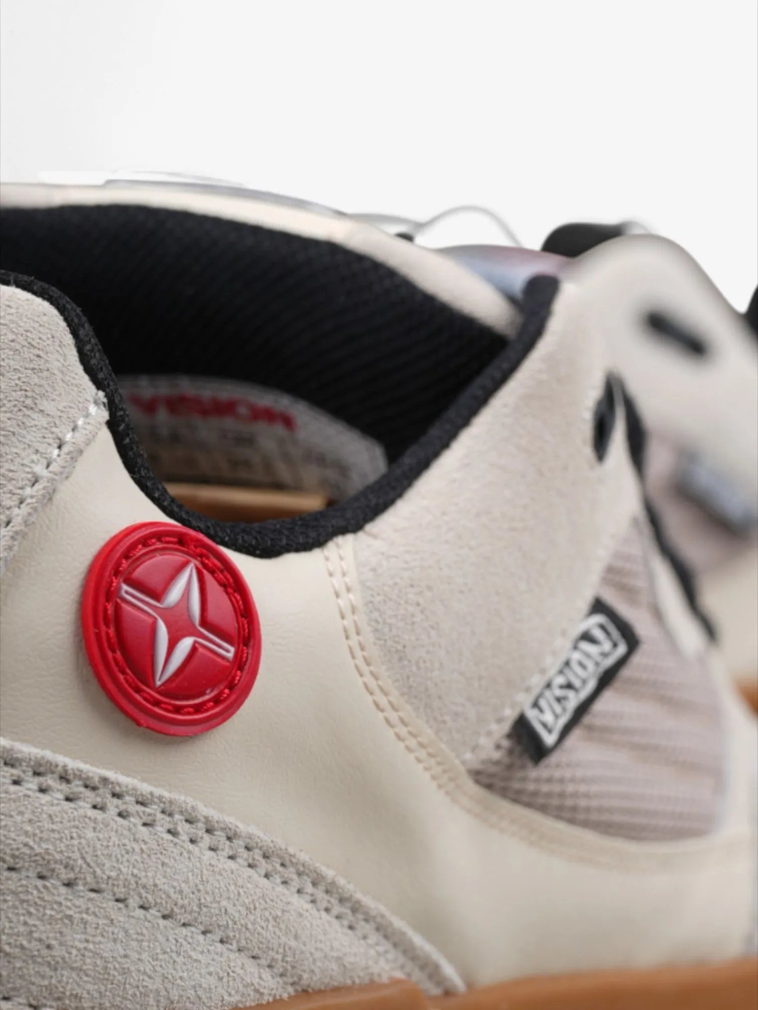 Vision Street Wear Saavy Sneakers - Beige & Brown Retro Skate Shoes for Men & Women | Comfortable & Durable for Skateboarding, Streetwear Fashion & Casual Wear
