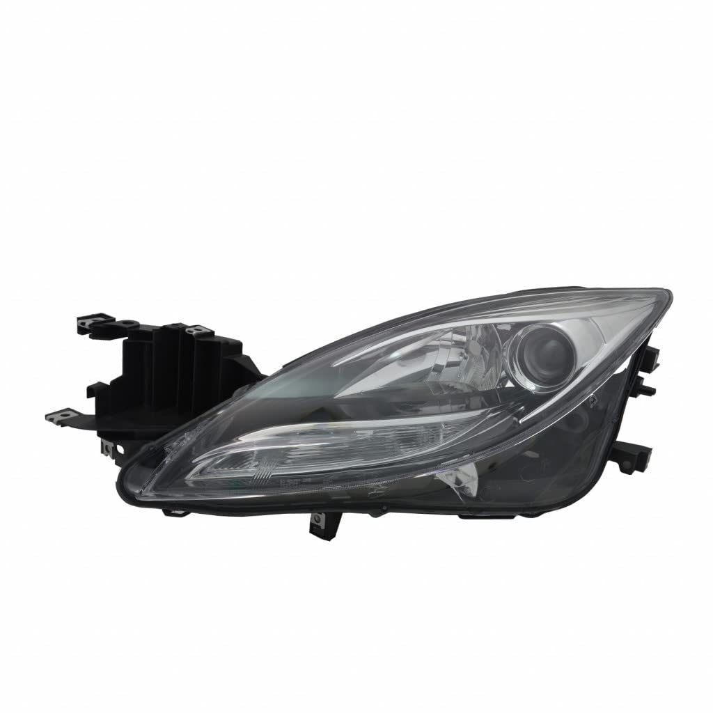 CarLights360: Mazda 6 Headlight Assembly 2011-2013 Driver Side - Halogen Replacement with Bulbs | CAPA Certified (Part# MA2518141) | Perfect for Night Driving & Foggy Conditions
