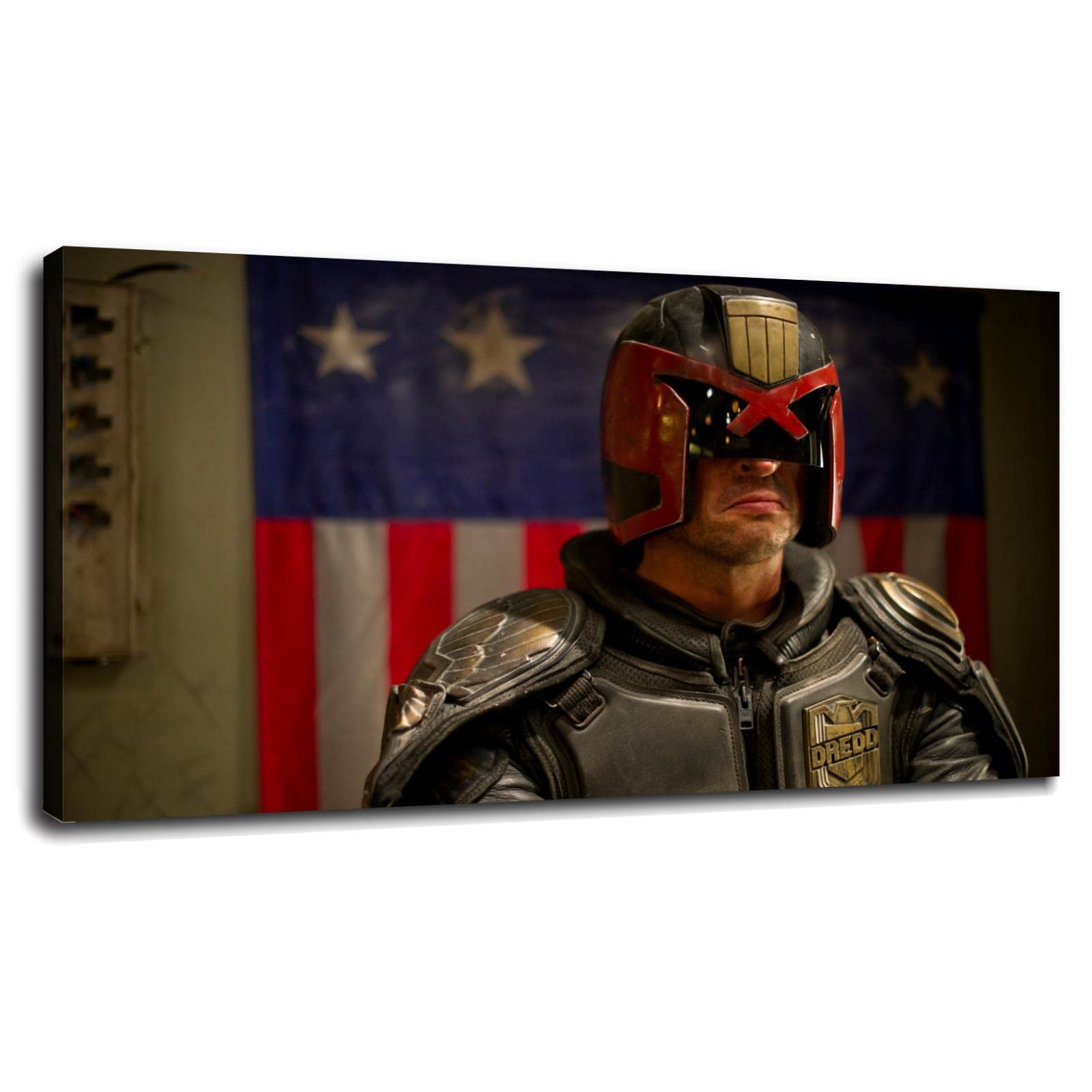 Judge Dredd Movie Poster Canvas Print - Karl Urban Wall Art Decor 42