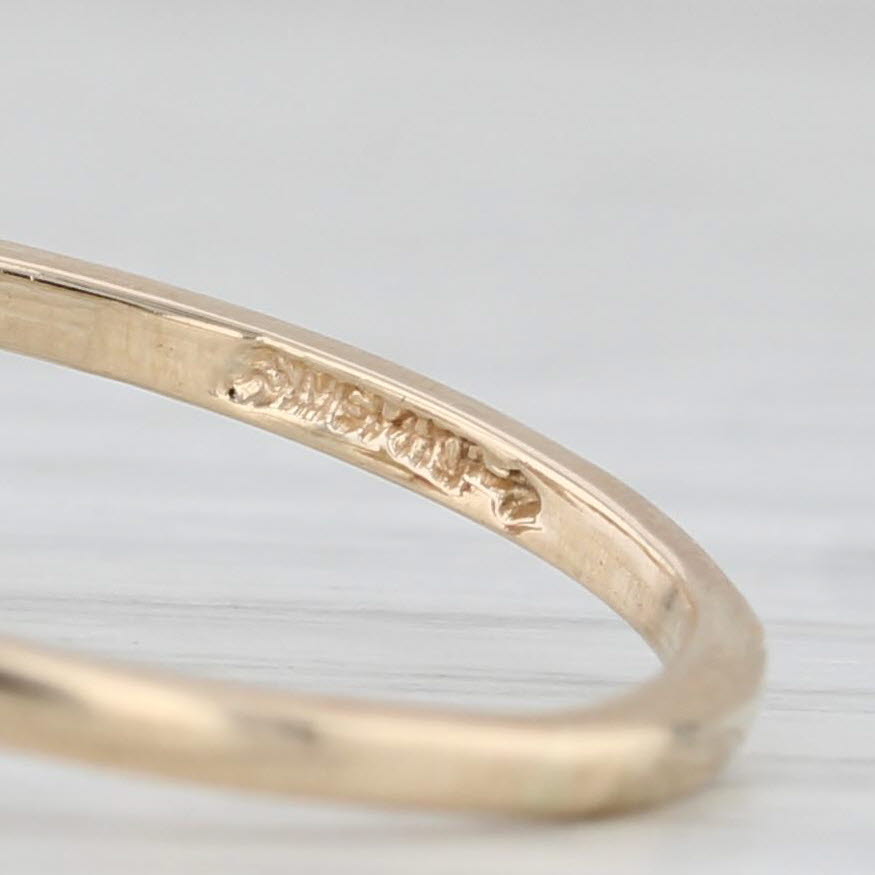 0.45ctw Natural Ruby & Diamond Ring Enhancer Guard - 14k Yellow Gold Wedding Band Size 9.5 - Perfect for Bridal Jewelry, Anniversary Gifts & Special Occasions