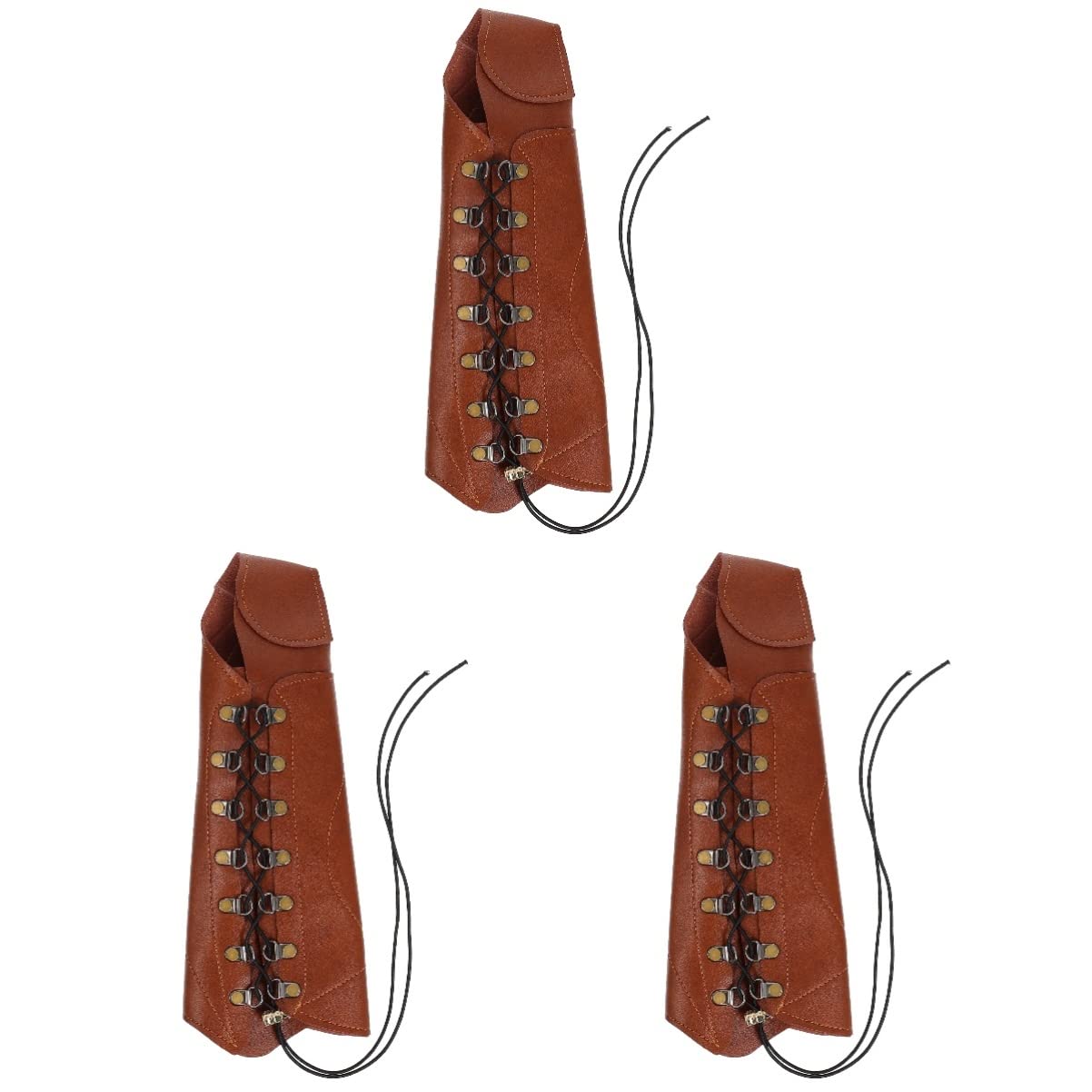 CLISPEED Medieval Archery Arm Guard - PU Leather Bow Arm Protector for Archery Practice & Training | Perfect for LARP, Cosplay, and Historical Reenactment