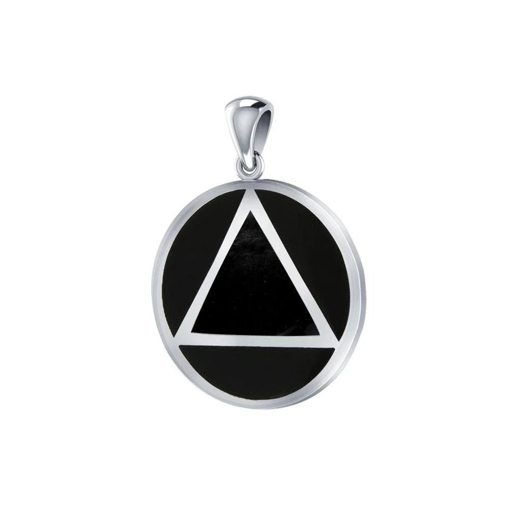 AA Symbol Sterling Silver Pendant Necklace - TPD170 | Elegant Jewelry for Gifts & Everyday Wear