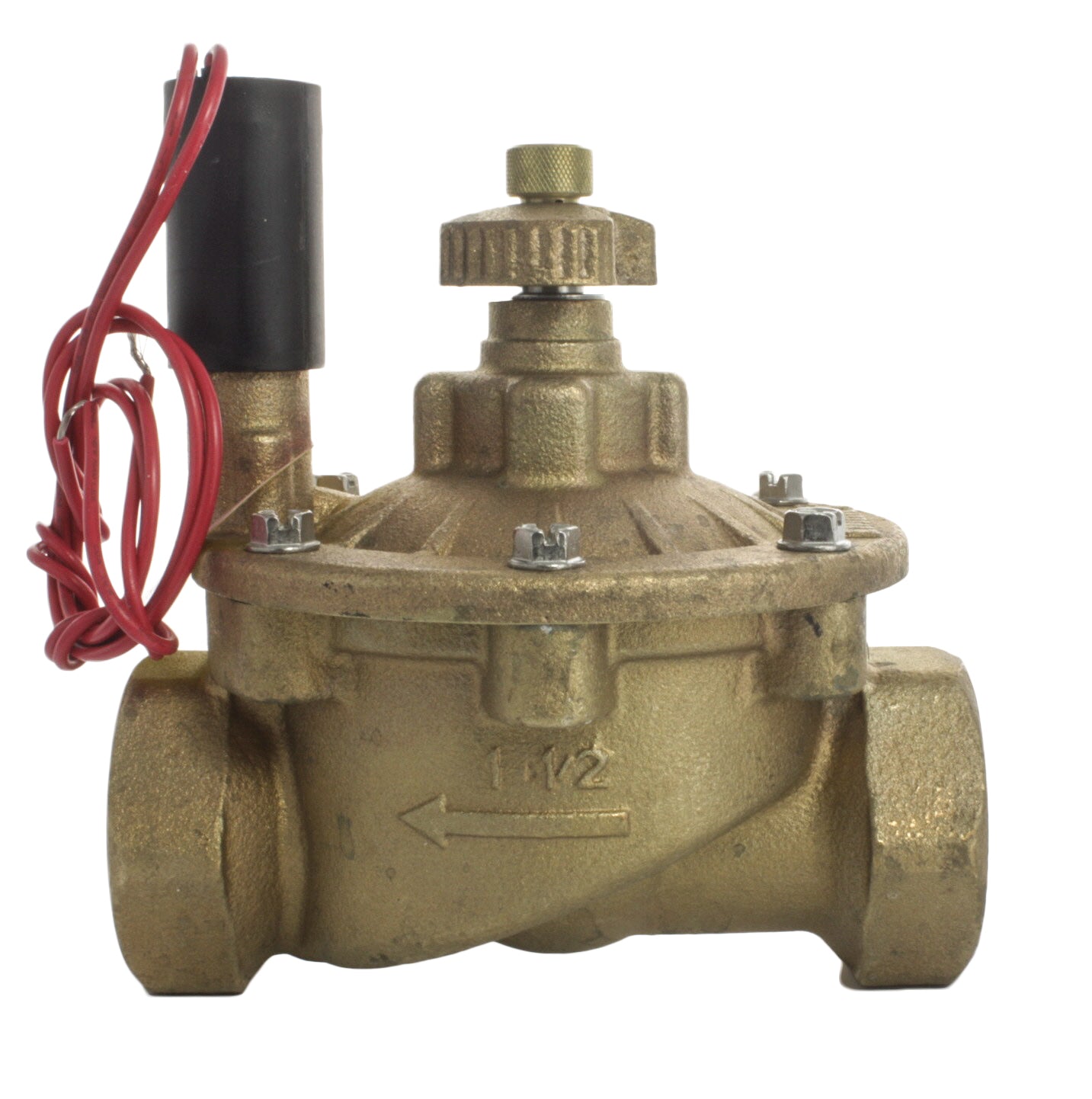 Hunter IBV151GFS 1-1/2 Inch Brass Globe Valve with Filter Sentry - Perfect for Residential & Commercial Plumbing Systems, Water Filtration & Irrigation Applications