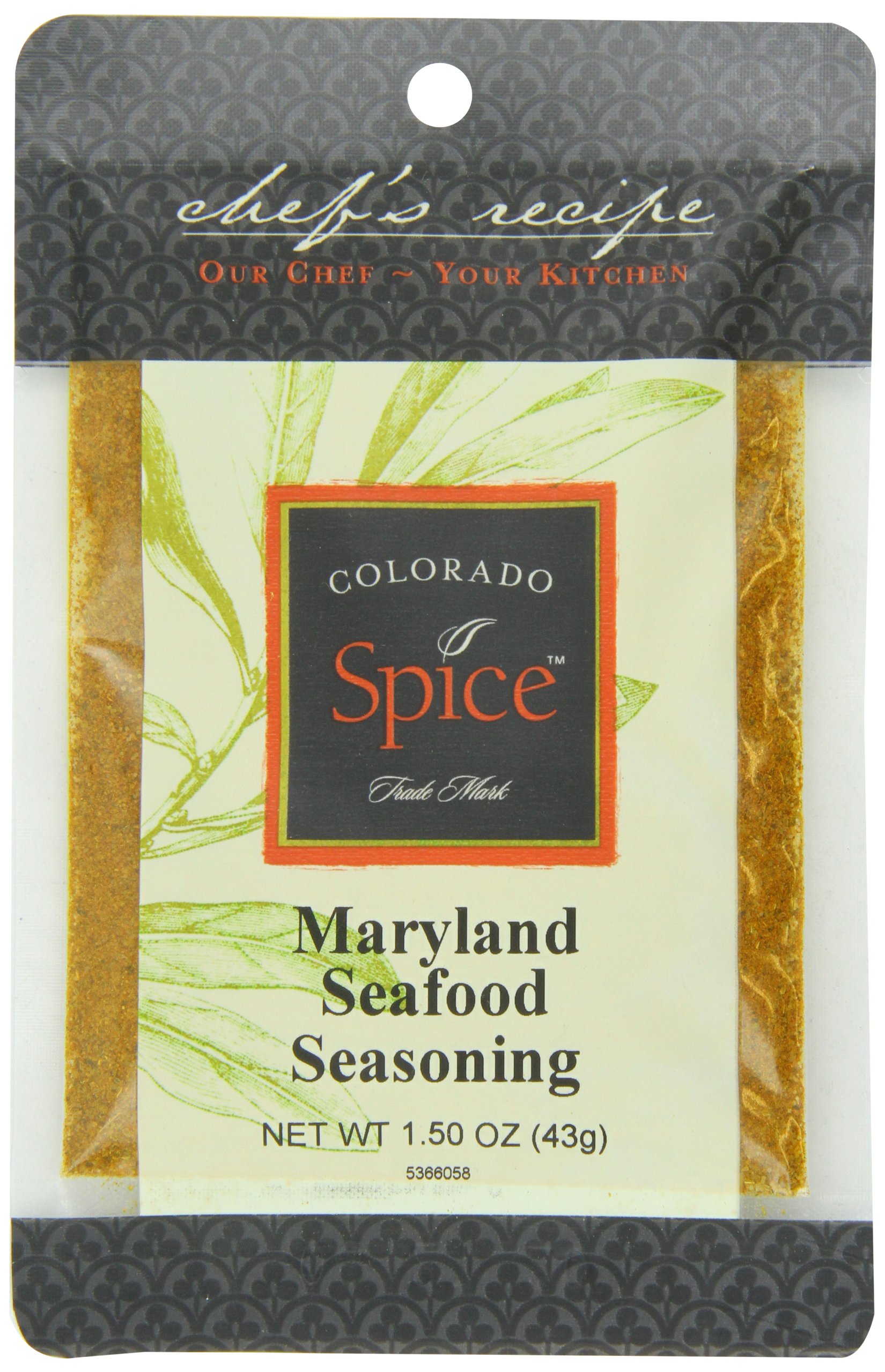 Premium Maryland Seafood Seasoning by Colorado Spice Company - Authentic Seafood Spice Blend (1.5-Oz Packets, 12-Pack) - Perfect for Crab Boils, Shrimp, Fish & Seafood Dishes