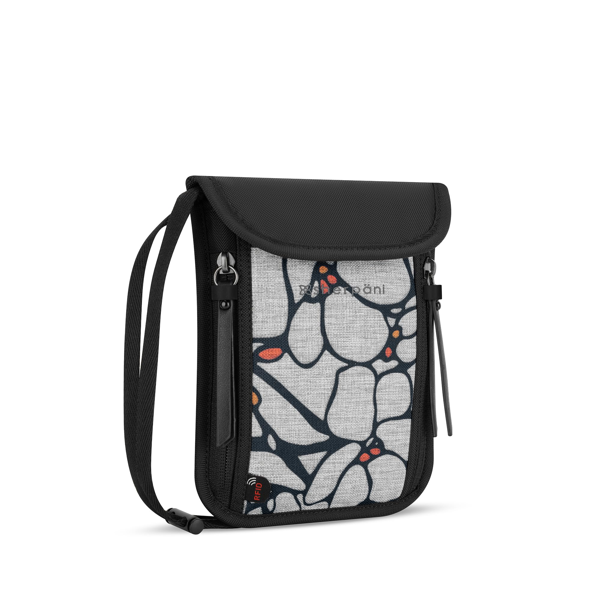 Sherpani Piper RFID Blocking Neck Wallet - Secure Travel Pouch & Passport Holder for Women - Perfect for Airports, Sightseeing & International Trips