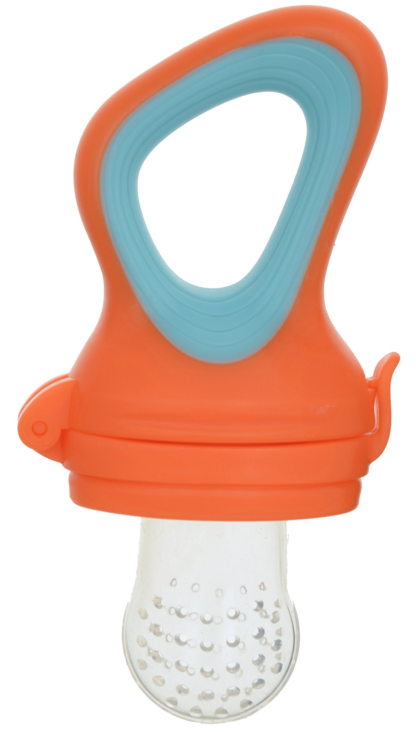 Fisher-Price Ultracare Polypropylene Silicone Baby Food Nibbler - Safe Teething Feeder for Infants & Toddlers (Orange) - Perfect for First Solid Foods, Fruits & Veggies at Home or On-the-Go