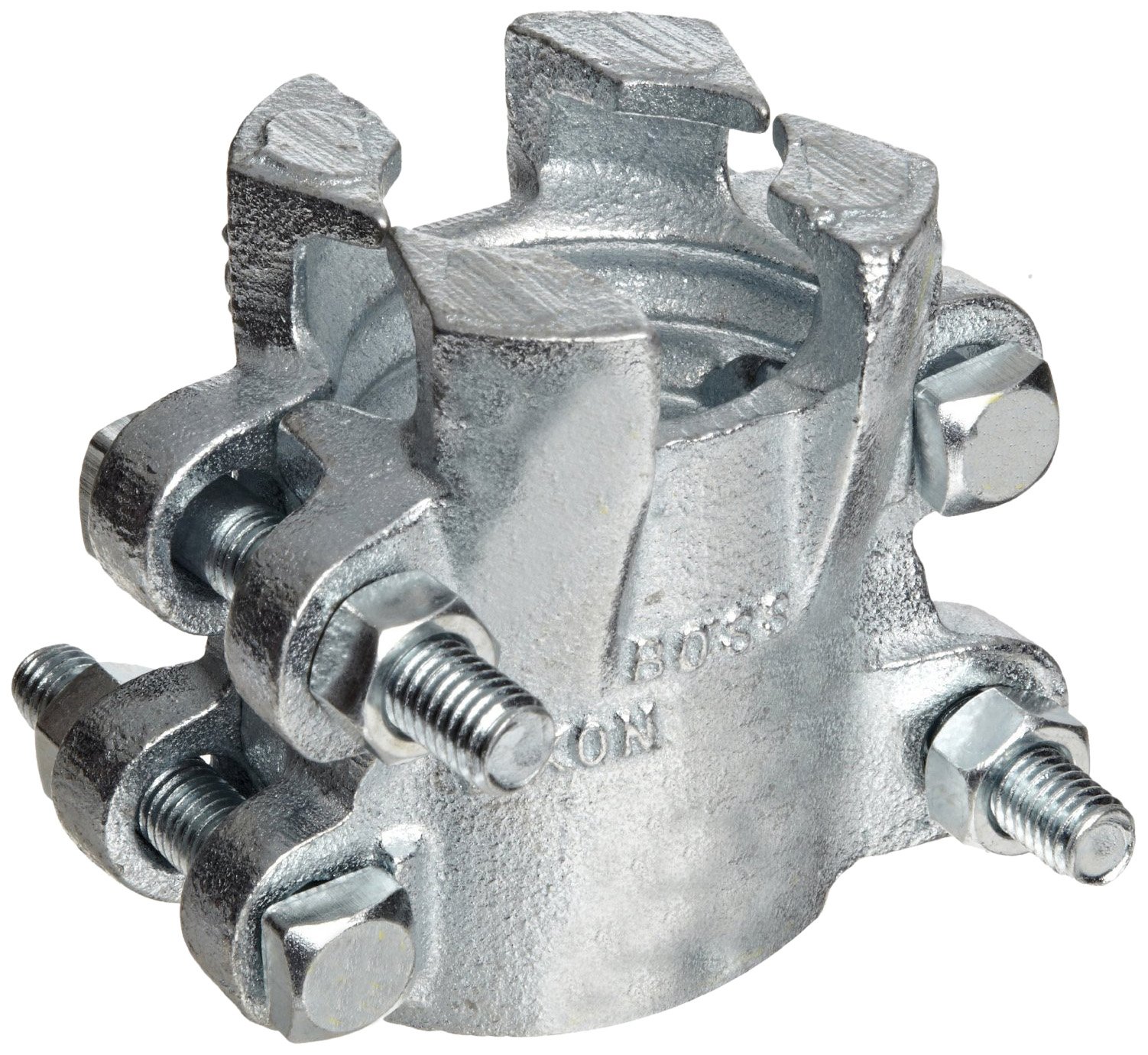 Dixon 225 1-1/2 Inch Iron Plated Boss Clamp - Heavy Duty Pipe Fitting for Plumbing, HVAC, and Industrial Applications