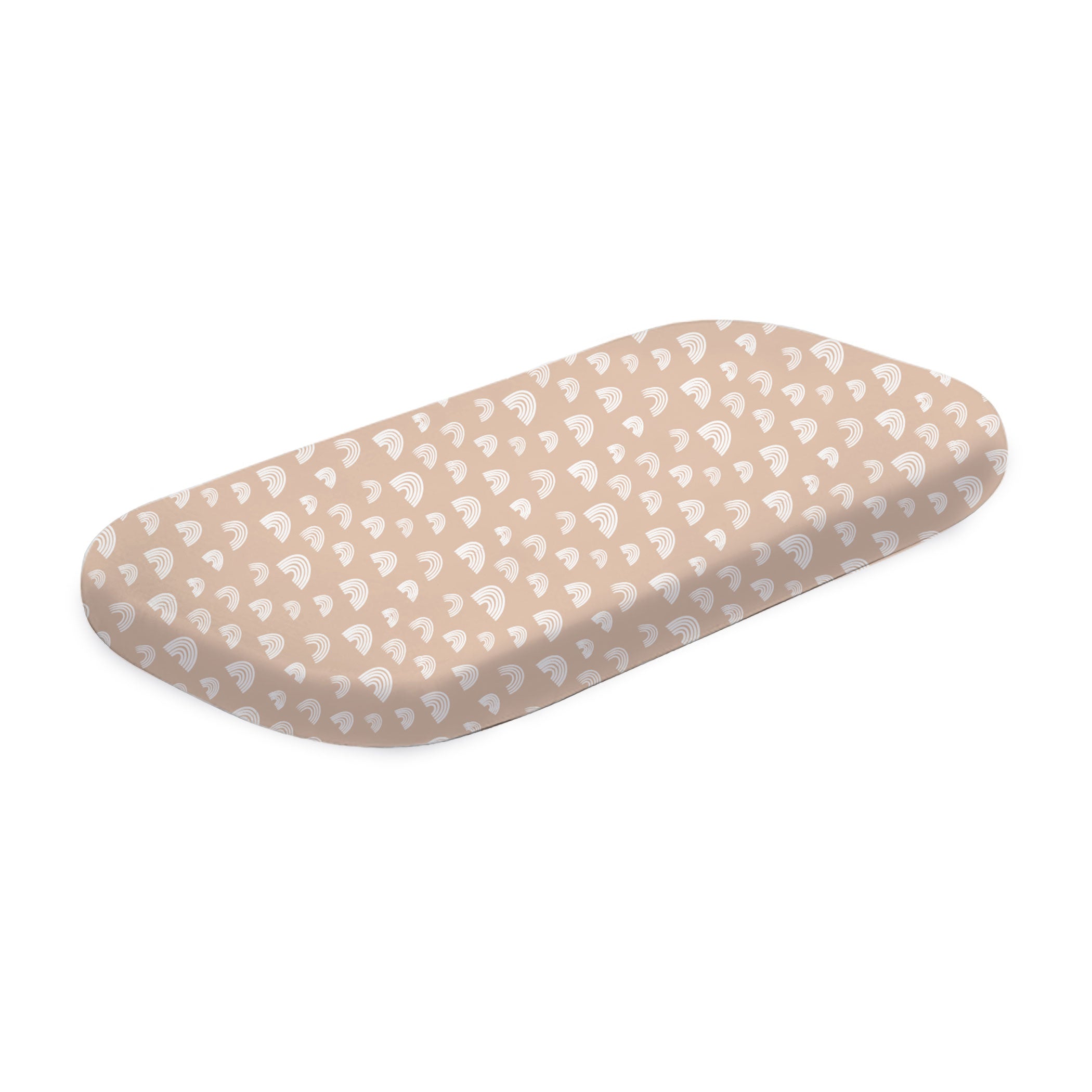 Nordic 2-Pack Jersey Cotton Co-Sleeper & Bedside Sleeper Fitted Sheets - Soft Vanilla & Latte Colors - Perfect for Baby Bassinets, Cribs and Nursery Bedding