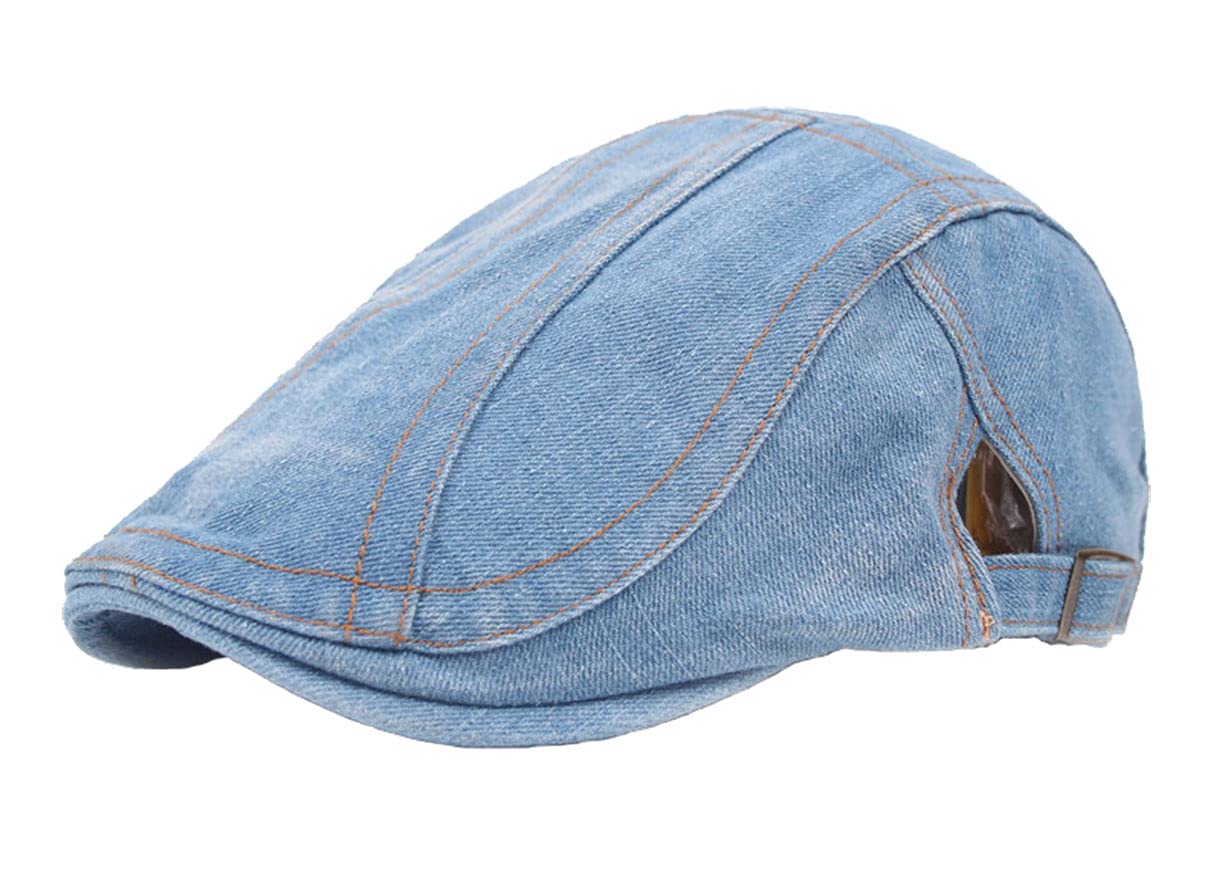 Stylish Women's Denim Berets, Newsboy Caps & Chauffeur Hats - Vintage Fashion Accessories for Casual Outfits & Streetwear Looks
