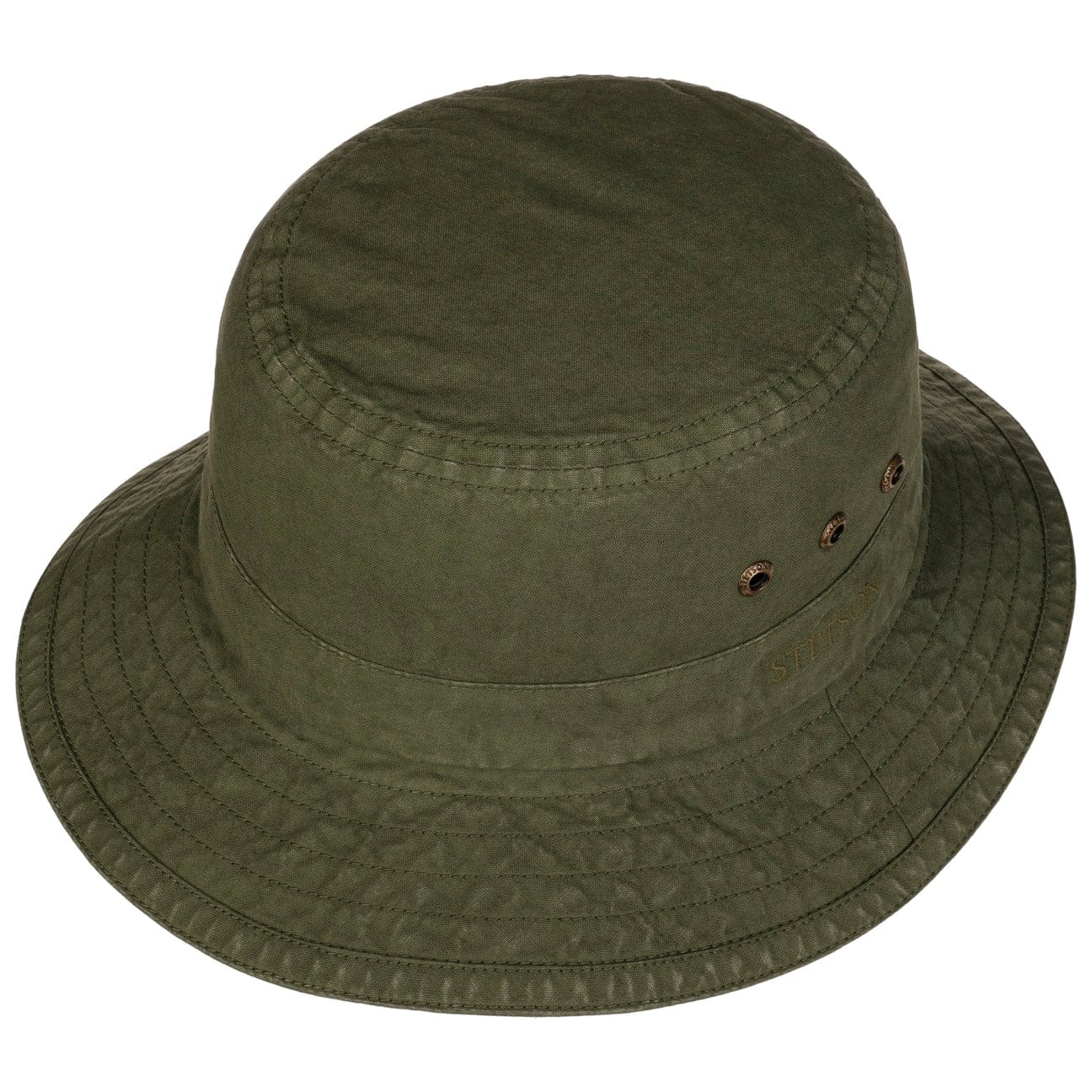 Stylish Stetson Reston Bucket Hat for Men & Women - UV Protection Summer Outdoor Hat for Beach, Hiking, and Travel