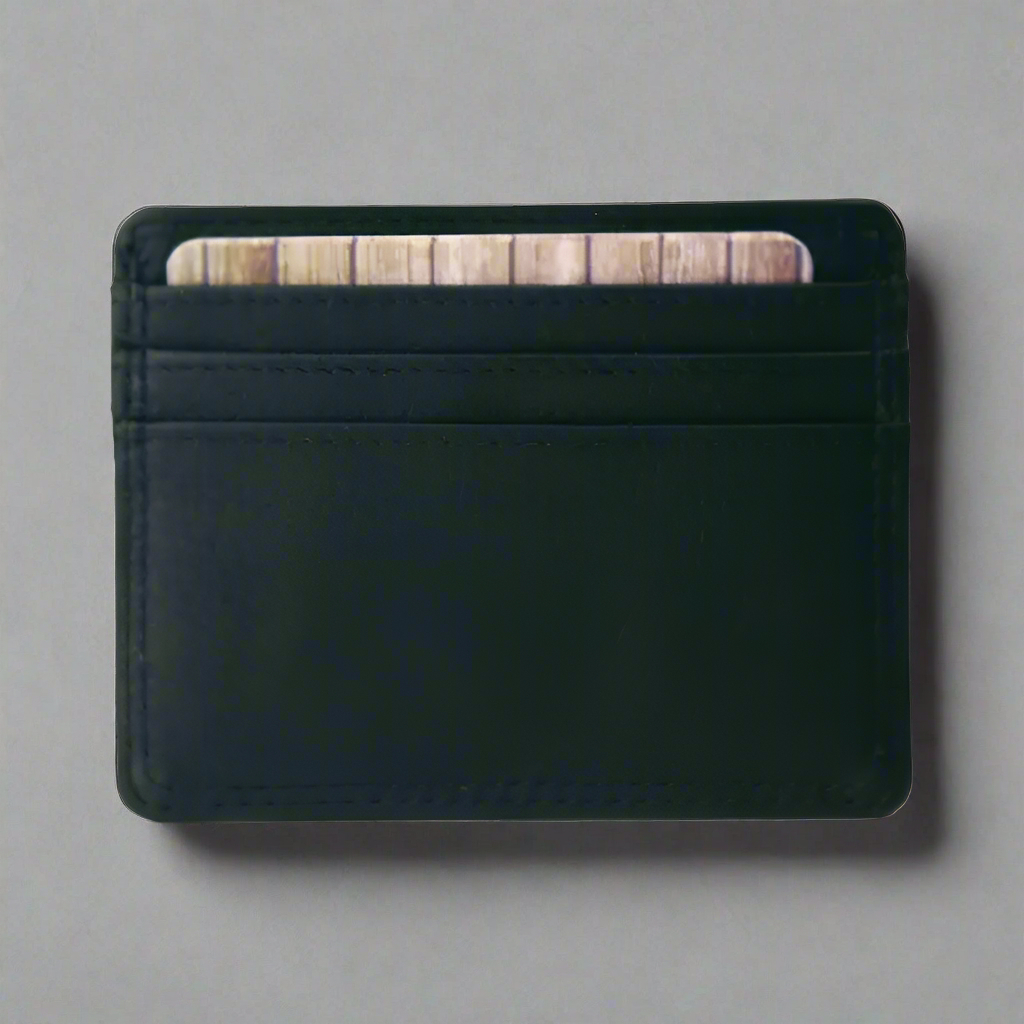 Rugged Earth Men's RFID Blocking Leather Credit Card Wallet - Slim Minimalist Bifold for Everyday Carry & Travel