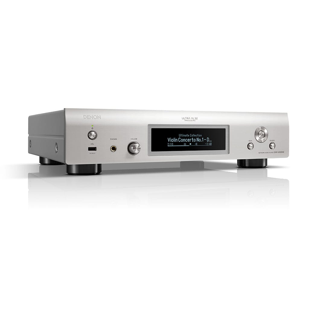 Denon DNP-2000NE Hi-Res Network Audio Streamer & Preamplifier - Wireless Music Streaming for Home Theater & Audiophile Systems
