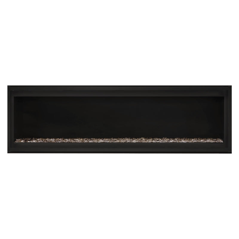 Napoleon Luxuria 62 Linear Direct Vent Gas Fireplace - LVX62NX 1 | Modern Home Heating Solution for Living Rooms & Patios | Energy Efficient Indoor/Outdoor Fireplace