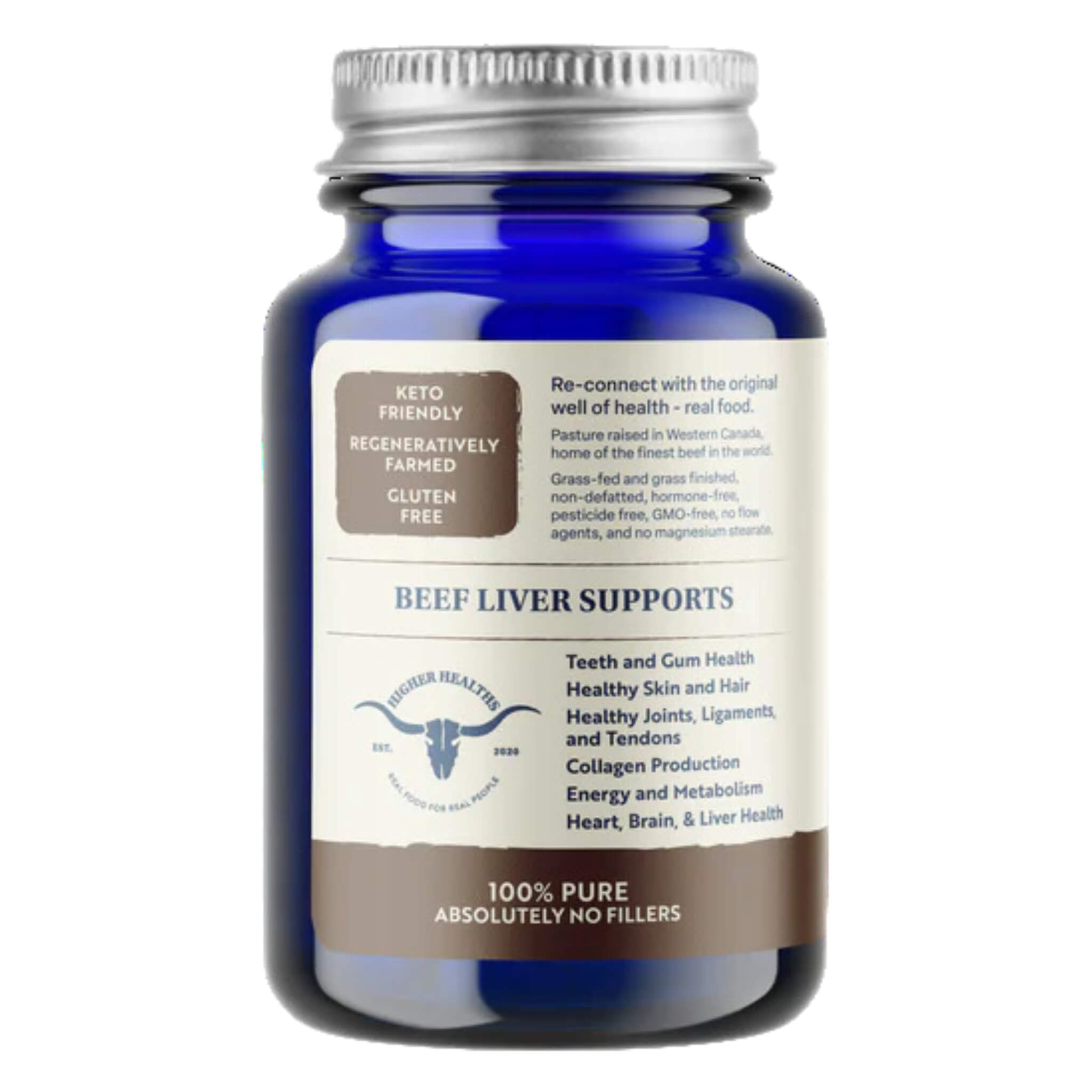 100% Grass Fed & Finished Beef Liver - Organic, Nutrient-Rich Superfood for Keto, Paleo & Carnivore Diets | Perfect for Smoothies, Supplements & Healthy Cooking