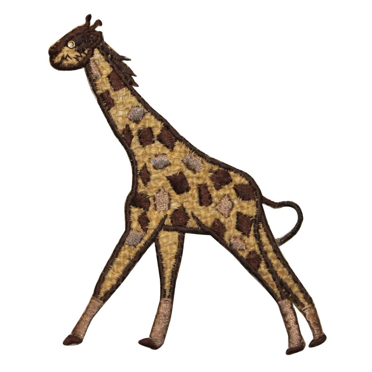 Giraffe Stuffed Animal Patch - Zoo Themed Embroidered Iron-On Applique for Kids' DIY Crafts, Costumes & Backpack Decor | Fun & Educational Children's Toy
