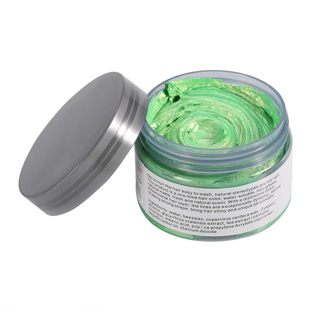 6 Colors Temporary Hair Color Wax for Women & Men - Non-Permanent Hair Styling Wax for Party, Cosplay & Hairstyle Modeling - Quick & Easy Disposable Hair Dye
