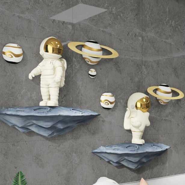 Astronaut Wall Art Decor | Space Themed Room Decor for Kids & Adults | Perfect for Bedroom, Nursery & Office Wall Decoration